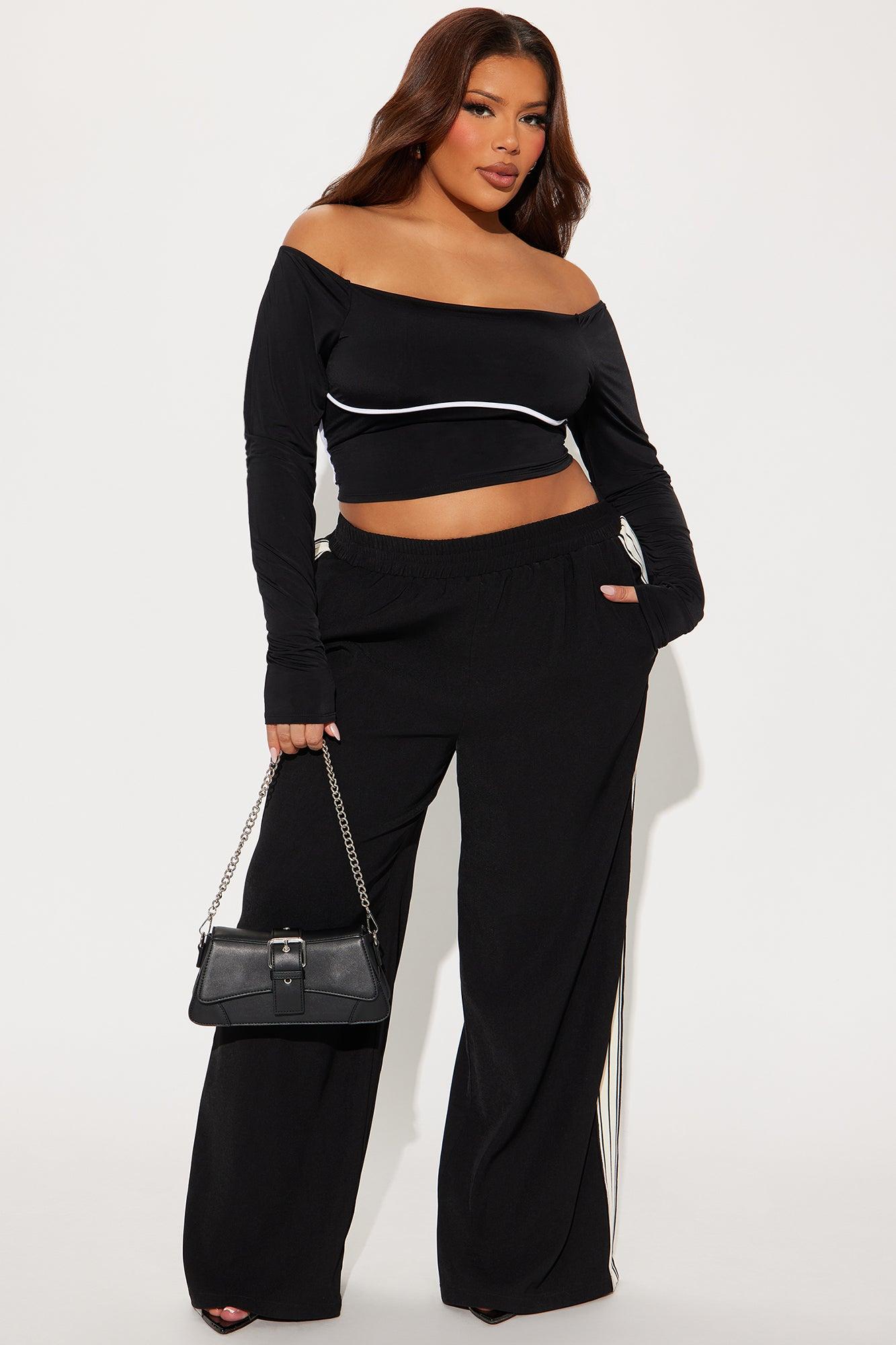 Sienna Long Sleeve Top - Black Product Image