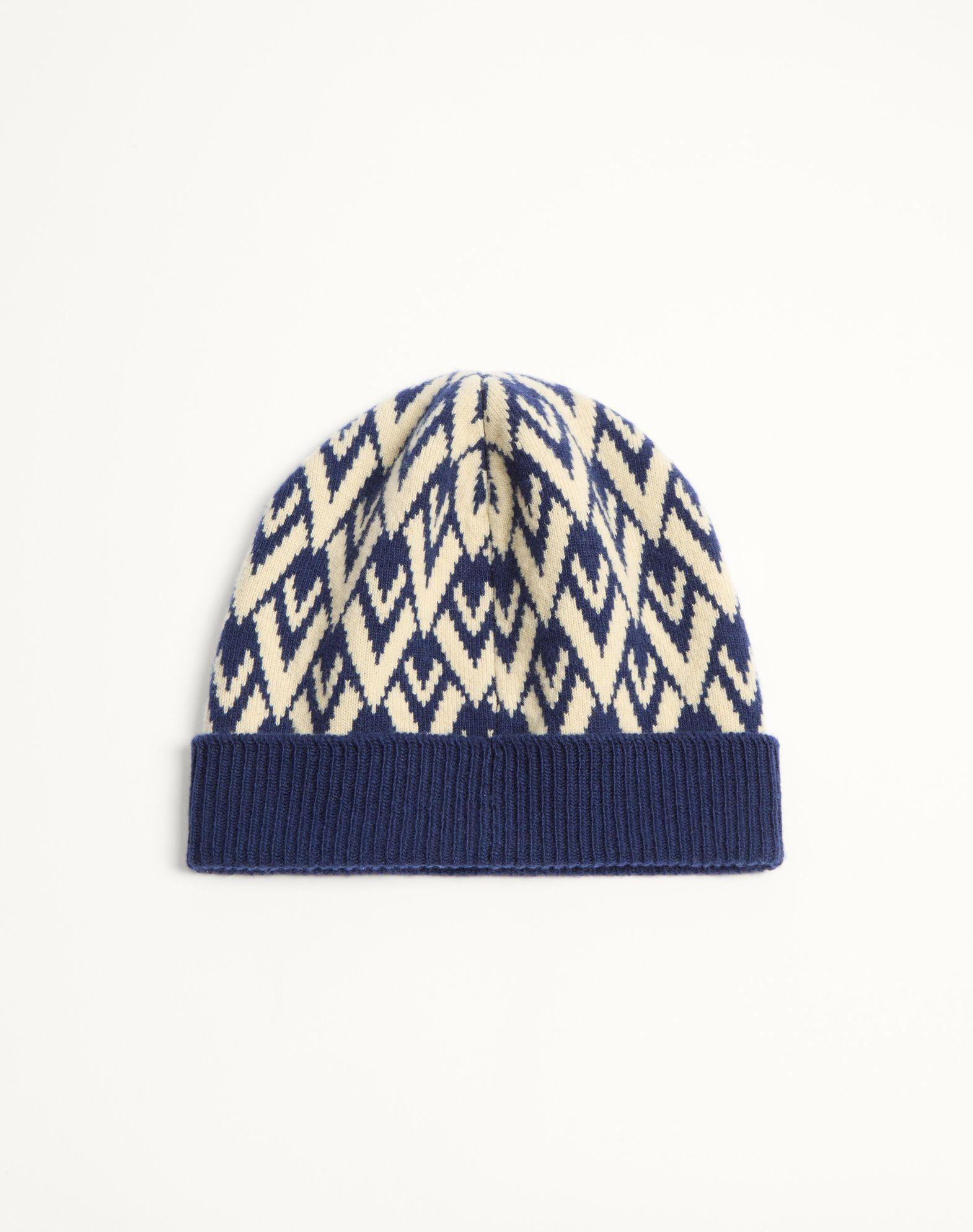 Toute La V Signature Knitted Wool Beanie Product Image