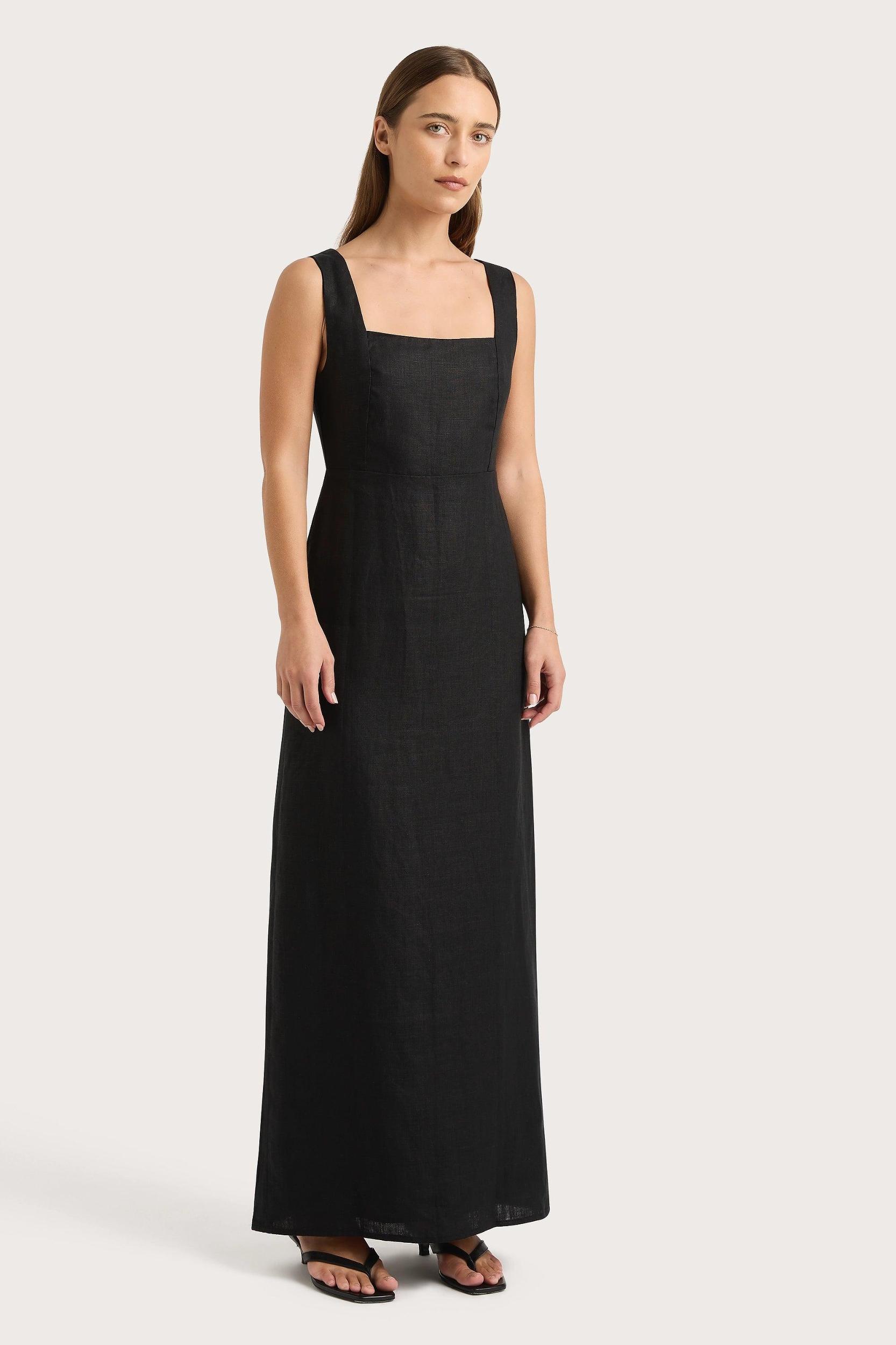 Lais Midi Dress Black - Final Sale Product Image