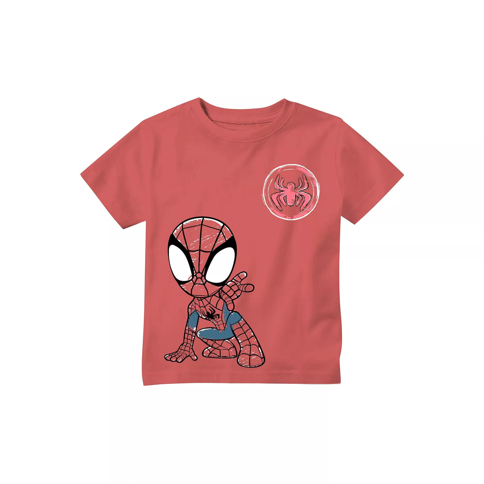 Baby & Toddler Boy Jumping Beans® Short Sleeve Spider-man Graphic Tee, Toddler Boy's, Size: 3T, Red Product Image