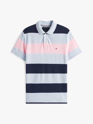 Regular Fit Block Stripe Polo Product Image