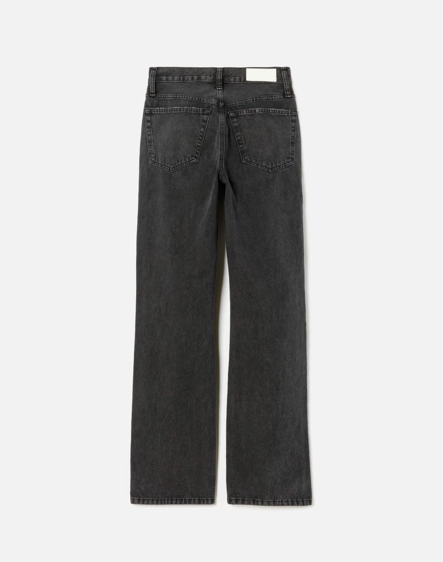 High Rise Loose - Washed Black with Rips Product Image