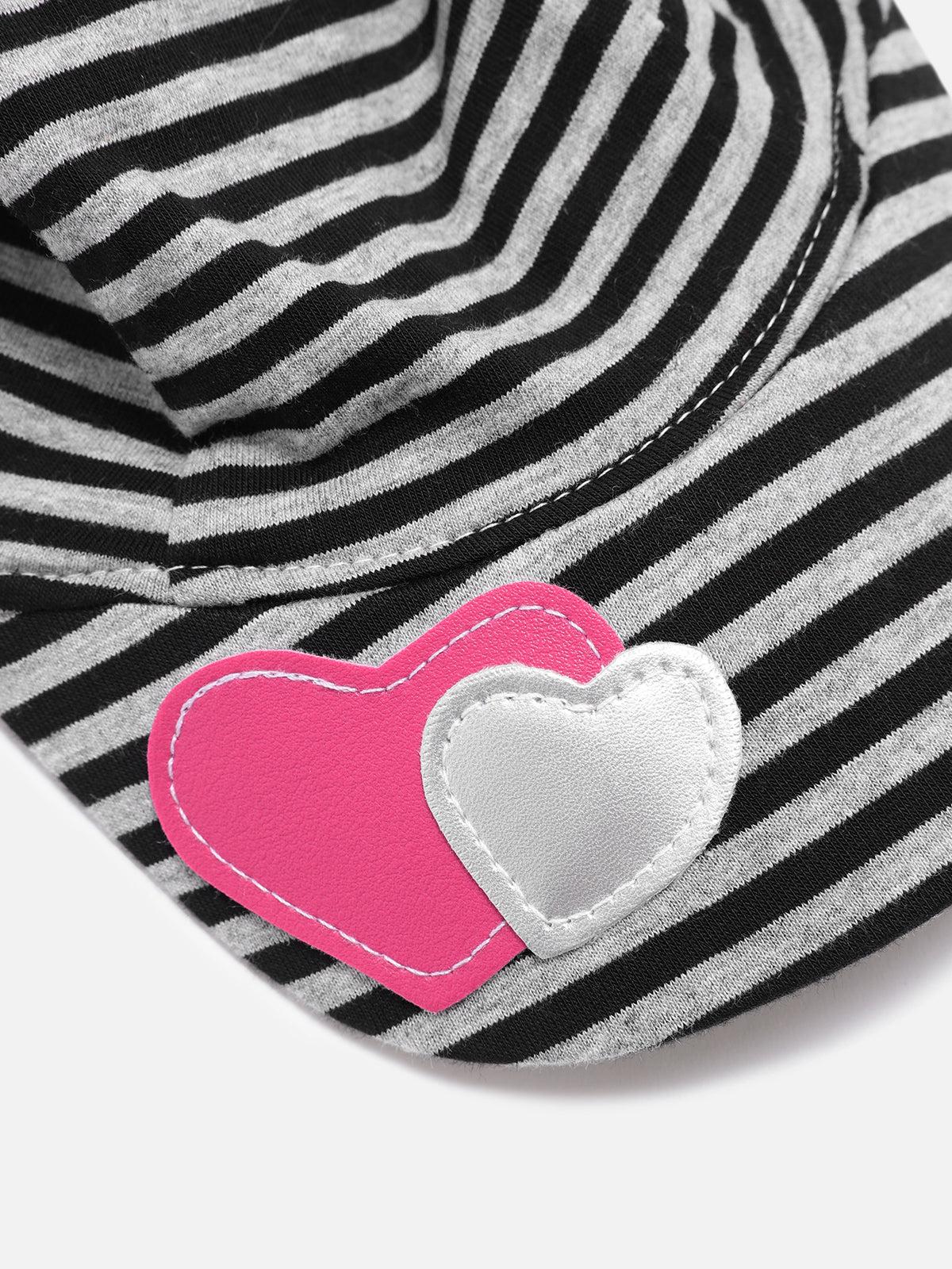 Stripe Heart Cap Product Image