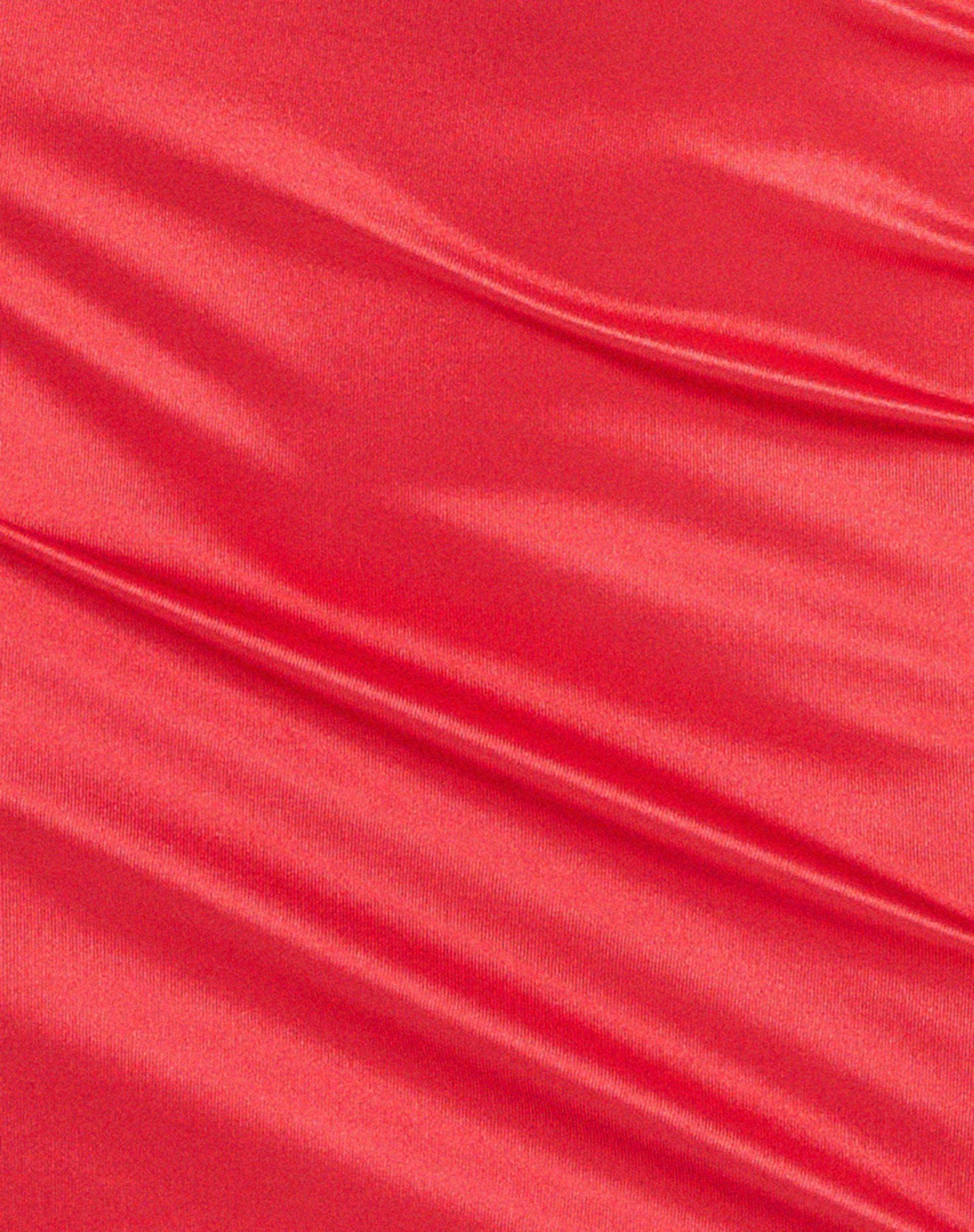 Kozumi Bandeau Mini Dress in Satin Red Product Image