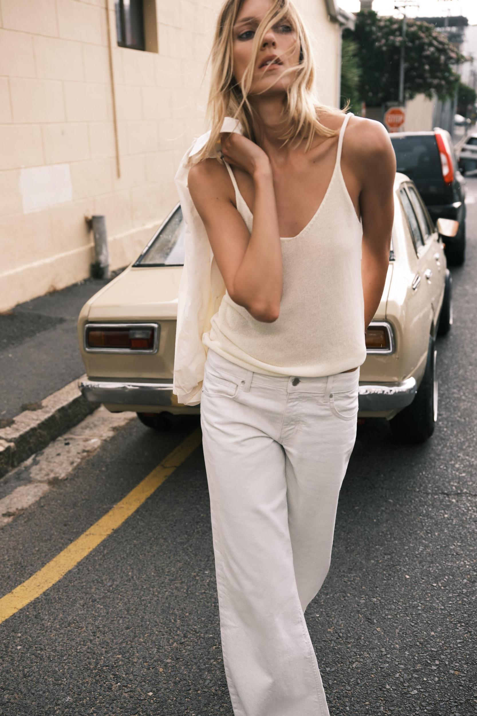 STRAPPY KNIT TOP Product Image