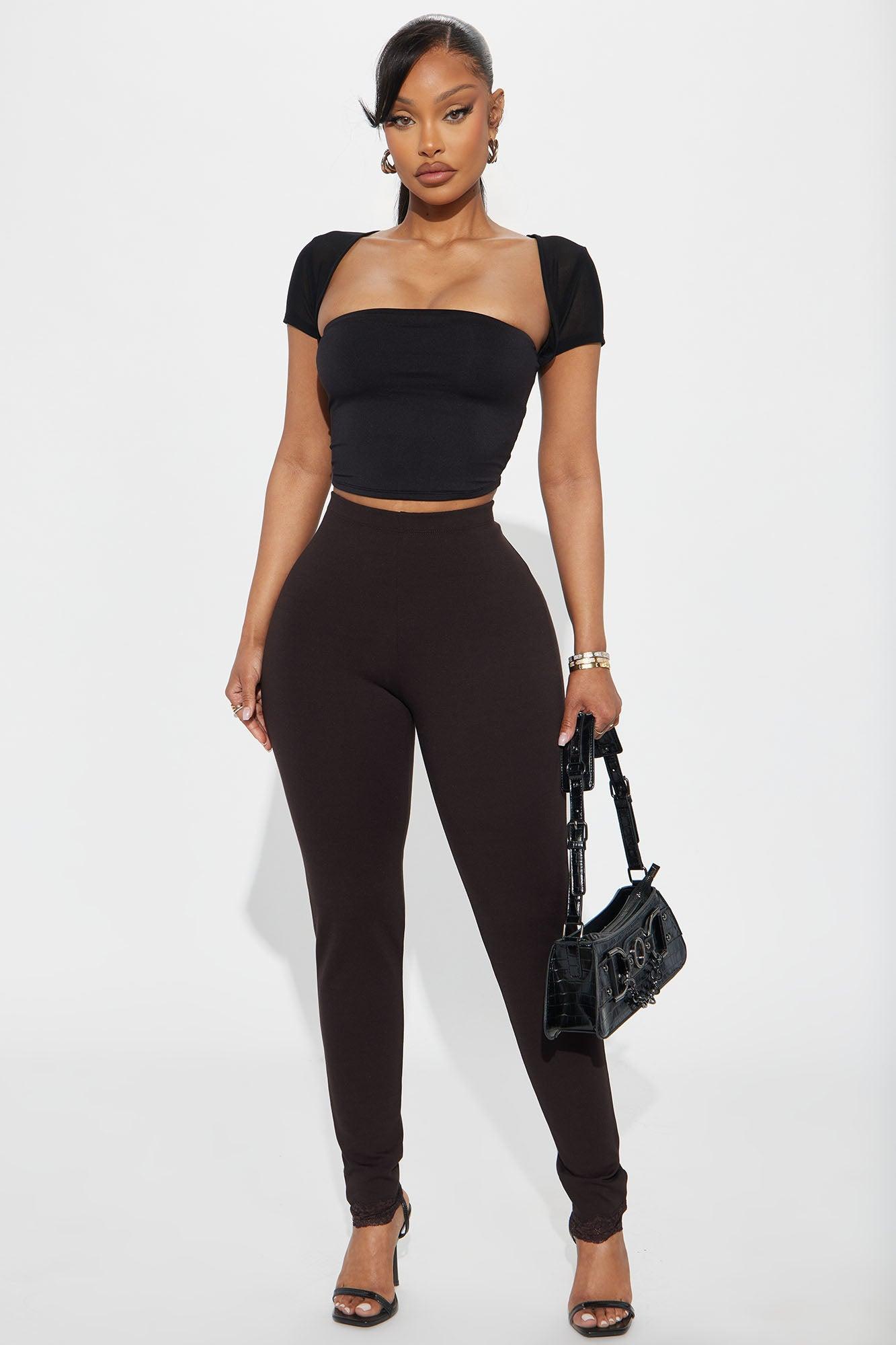 Met Your Match Short Sleeve Top - Black Product Image