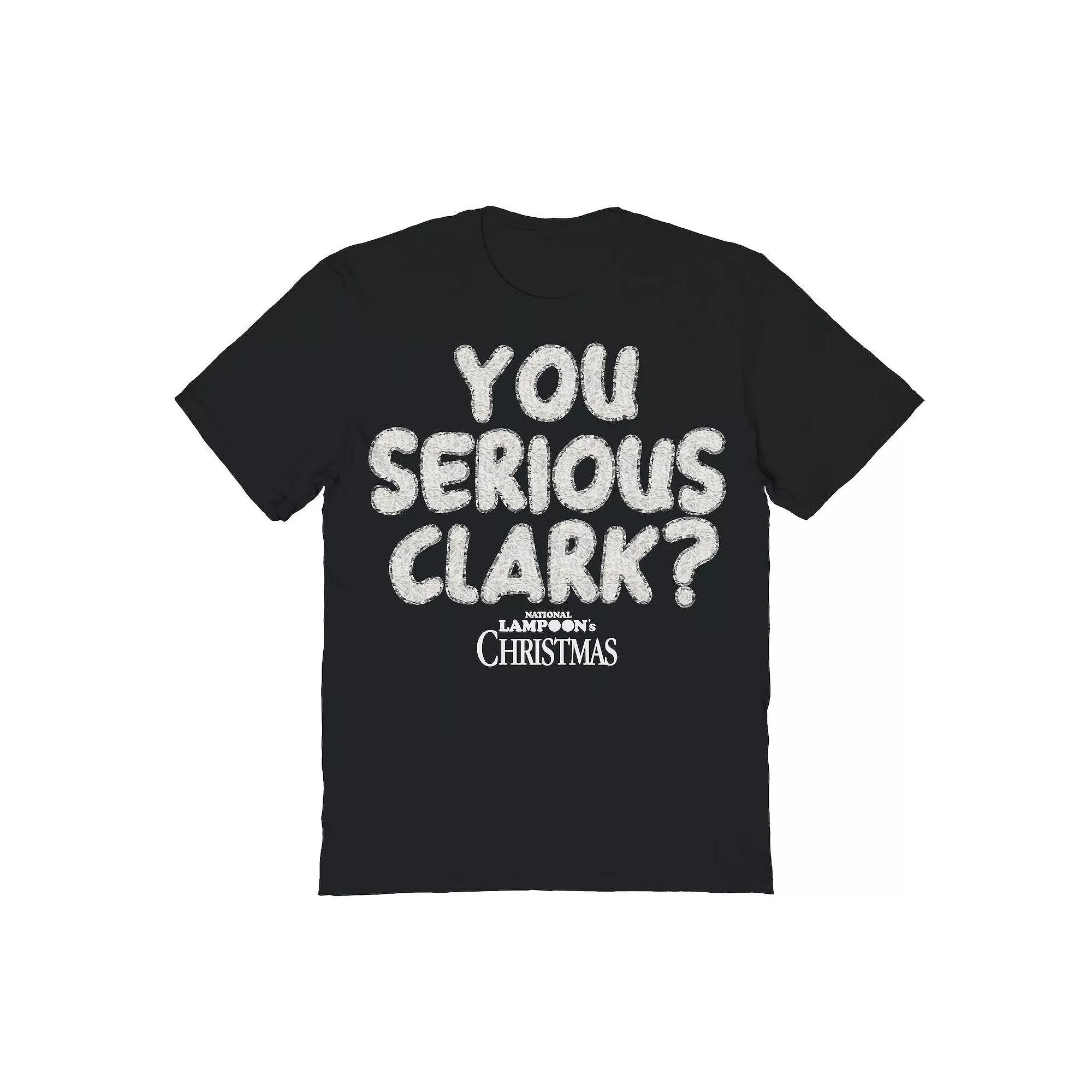 Men's You Serious Clark Text National Lampoon's Christmas Vacation Graphic Tee, Adult Unisex,  Product Image
