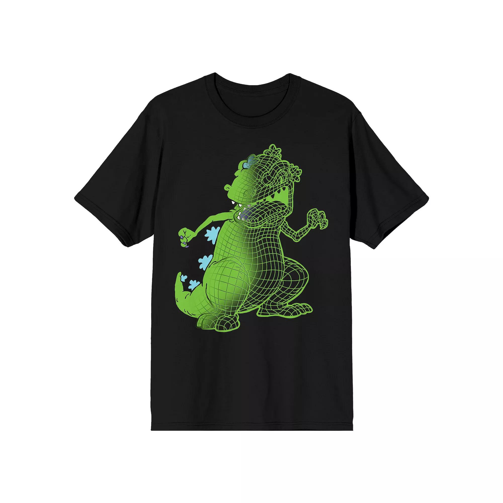 Men's Rugrats Wire Frame Reptar Graphic Tee,  Product Image