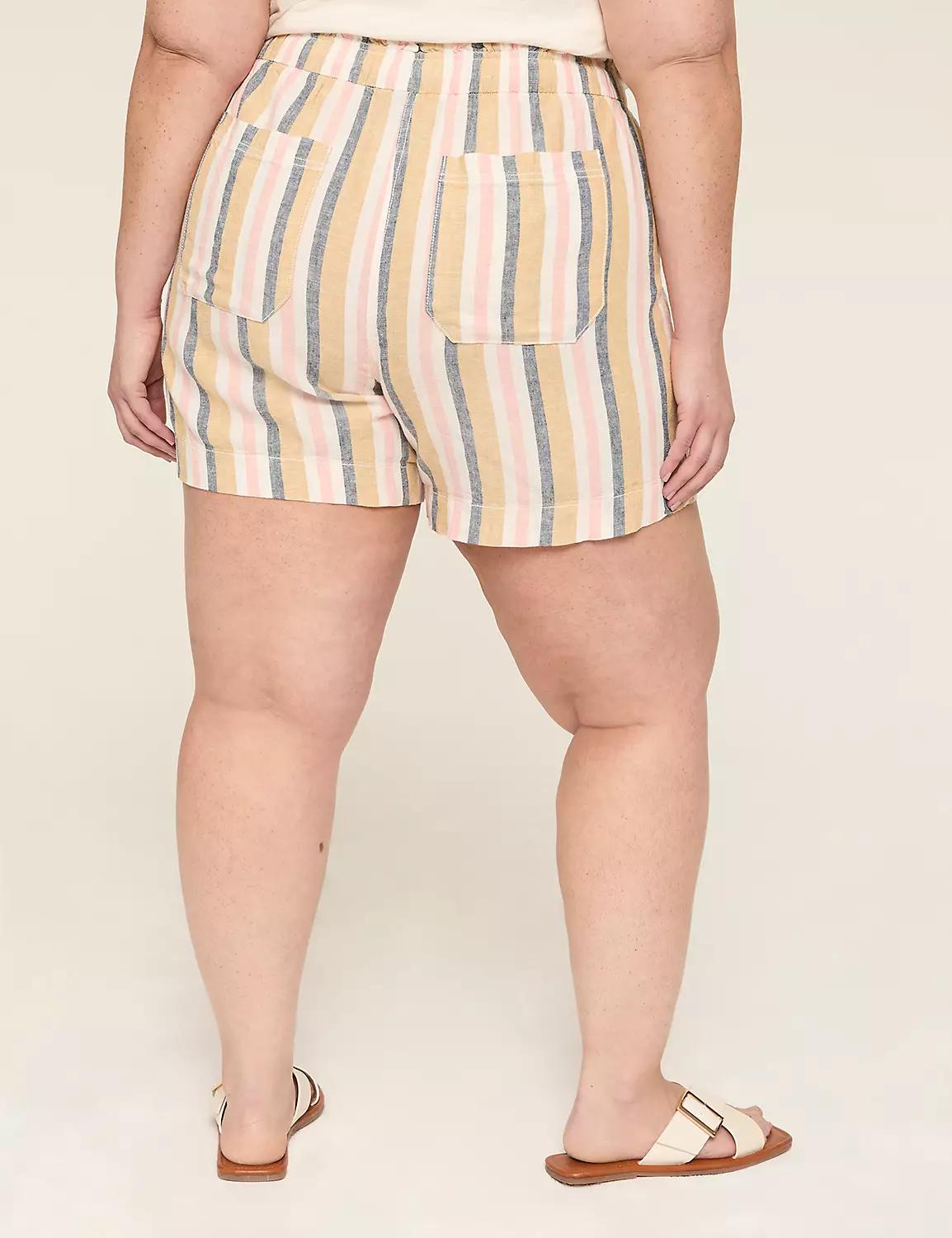 Linen Pull-On Short Product Image