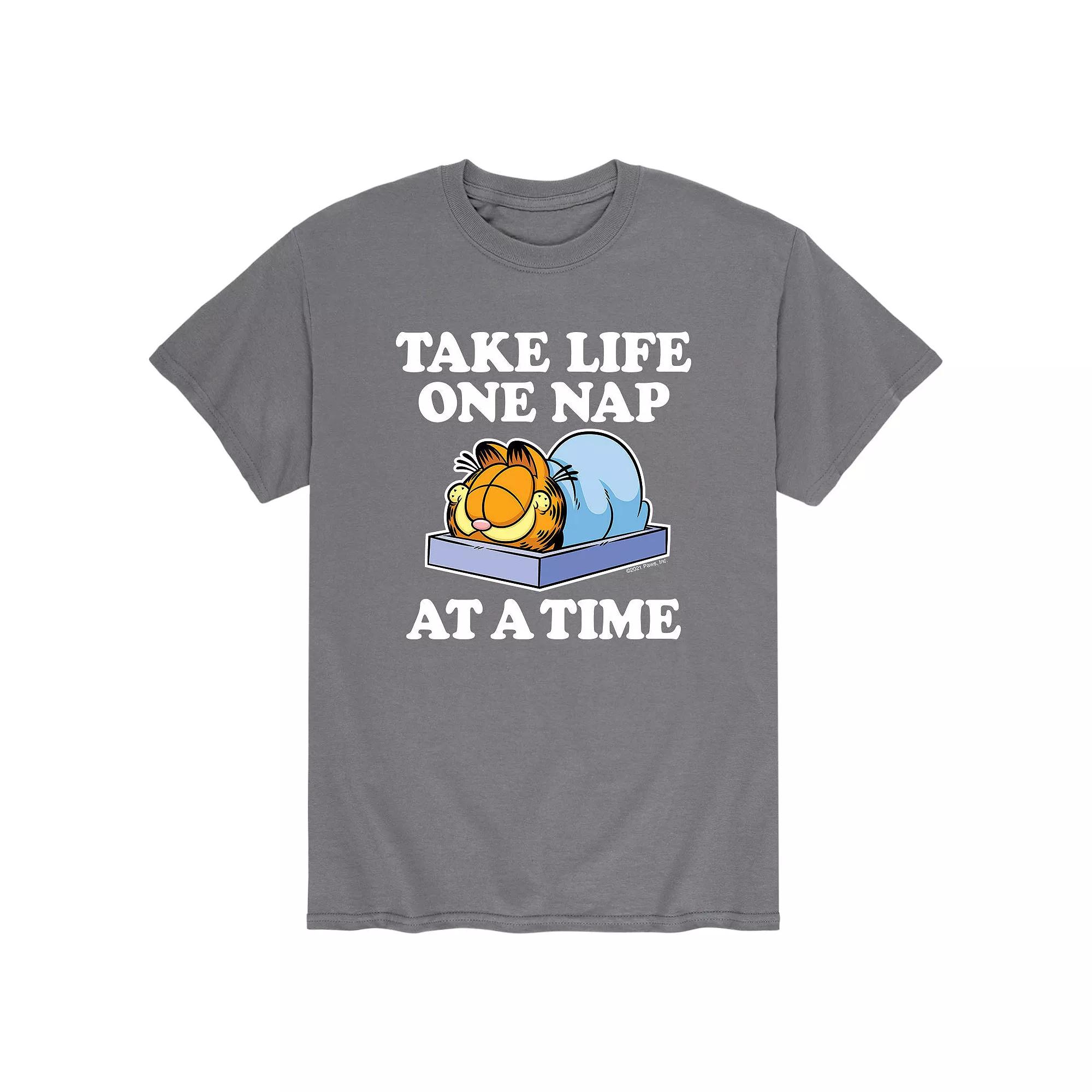 Men's Garfield One Nap At A Time Tee,  Product Image