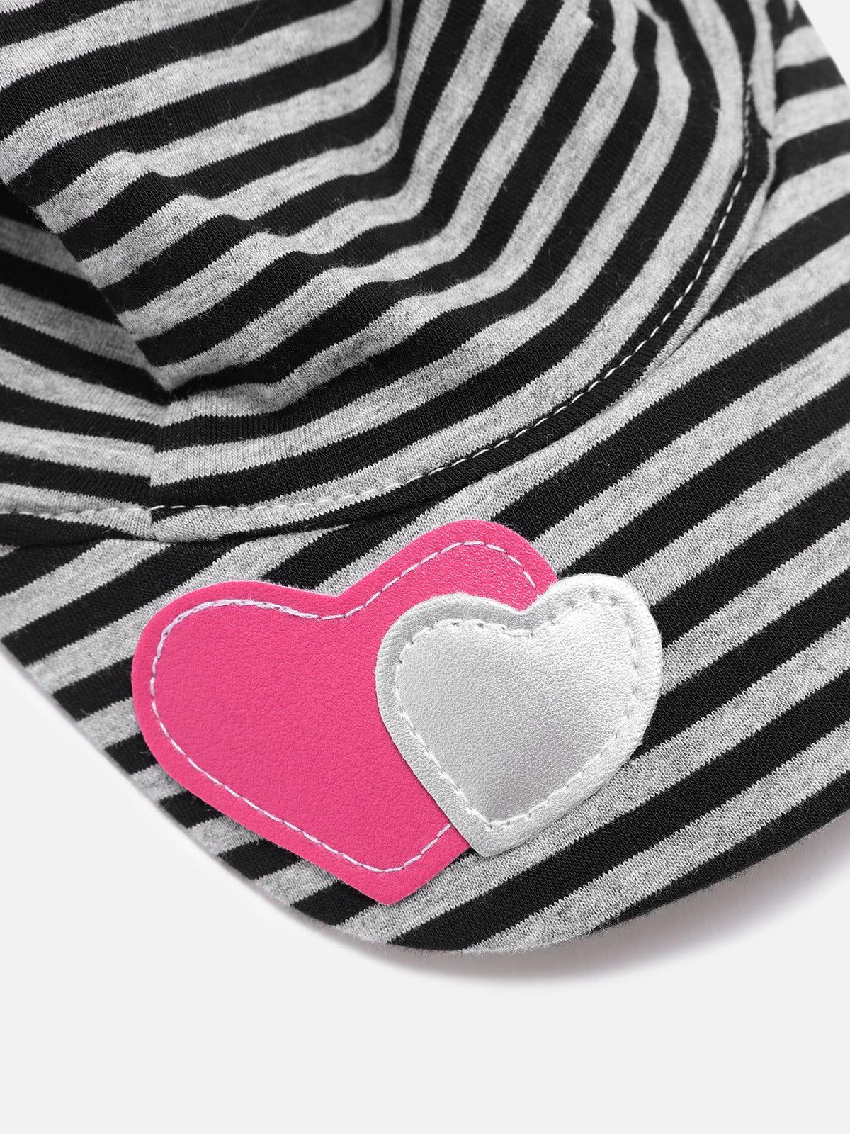 Stripe Heart Cap Product Image