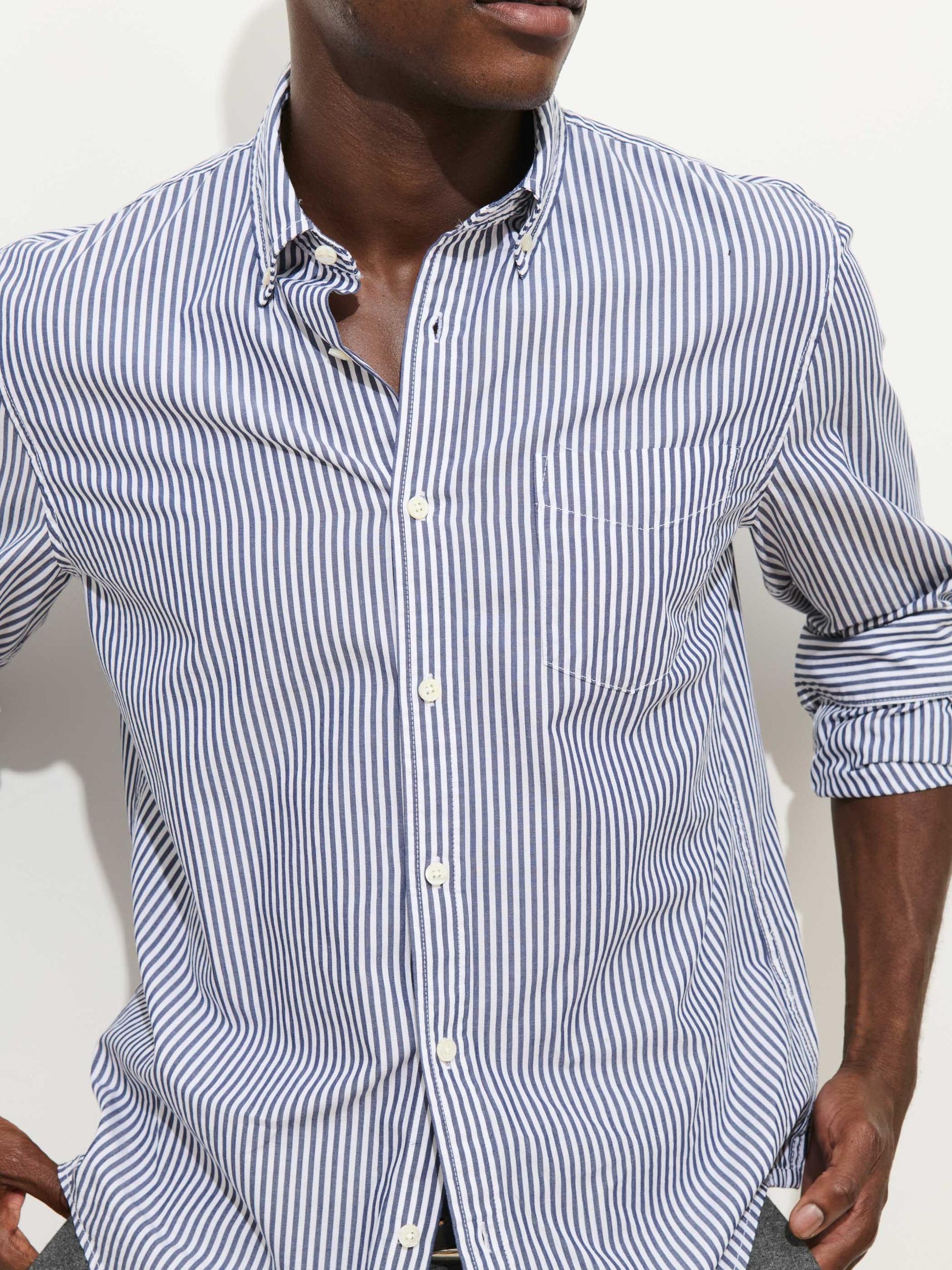 Mill Shirt In Stripe Portuguese Poplin Product Image