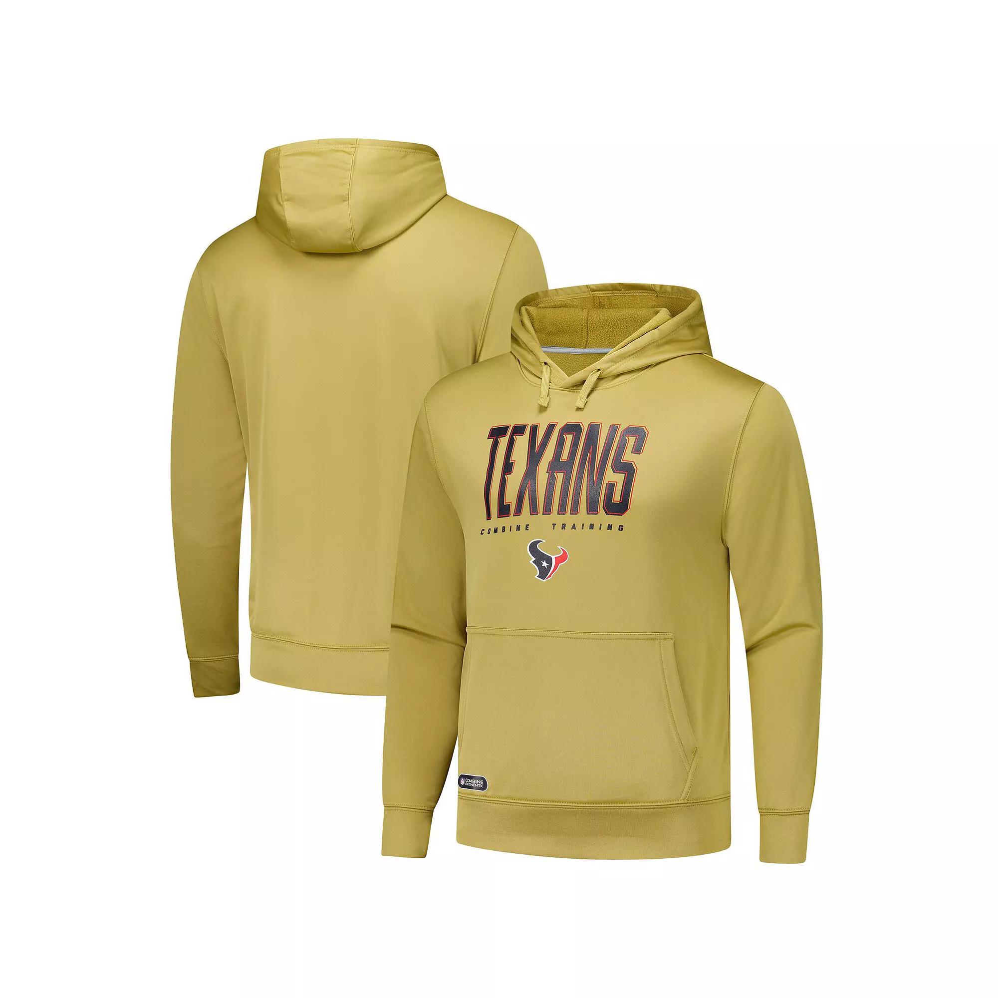 Men's Khaki Houston Texans Top Ranked Pullover Hoodie,  Product Image