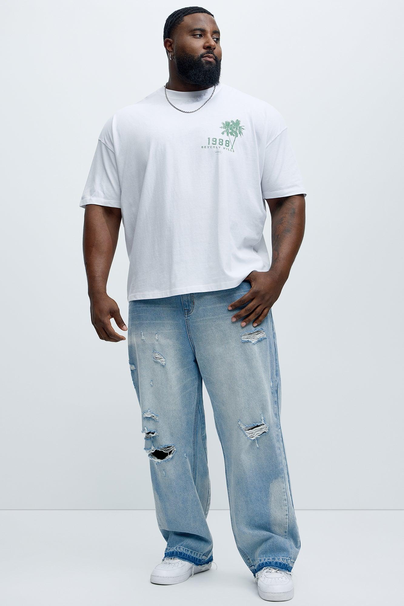 Rodeo Drive 1988 Oversized Short Sleeve Tee - White Product Image