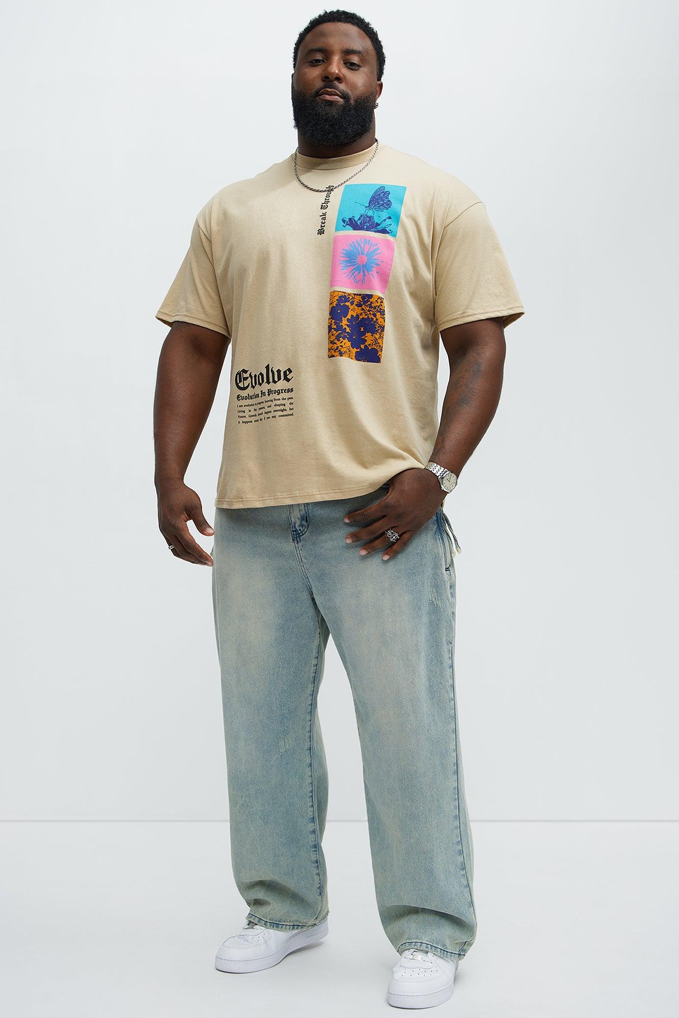 Evolve Daily Never Settle Short Sleeve Tee - Sand Product Image