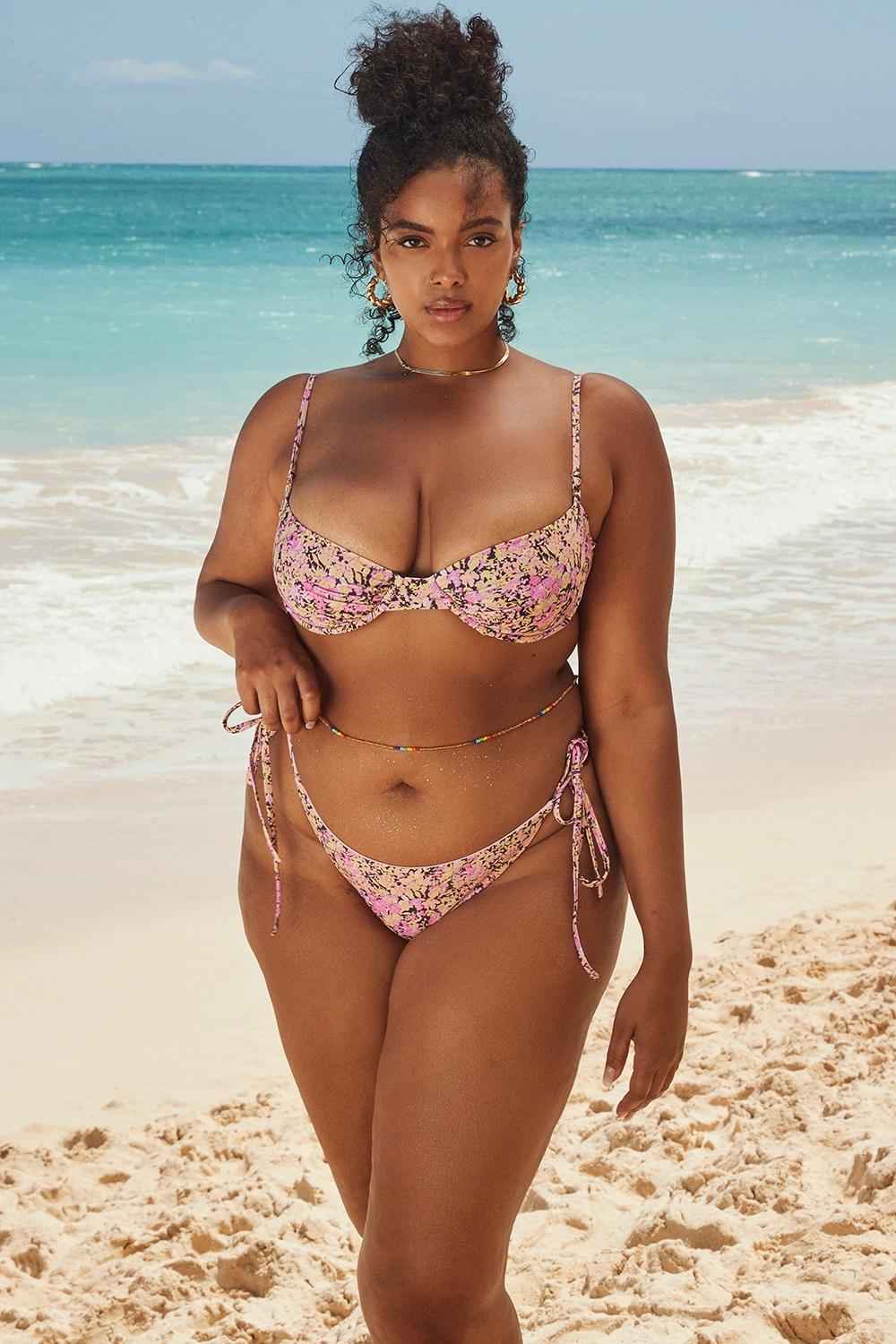 Medea  blossom bandeau bikini top - sale Product Image