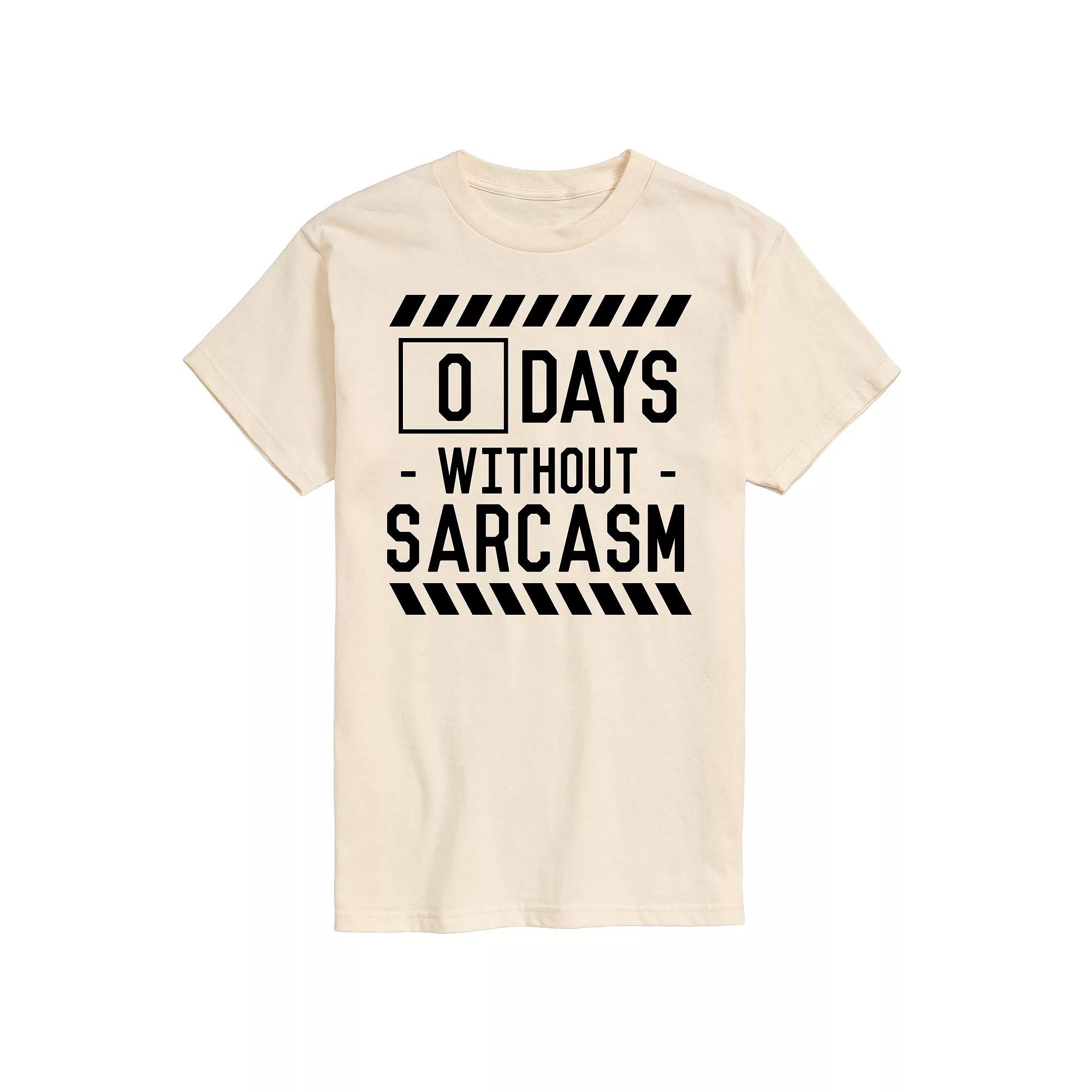 Men's 0 Days Without Sarcasm Tee,  Product Image