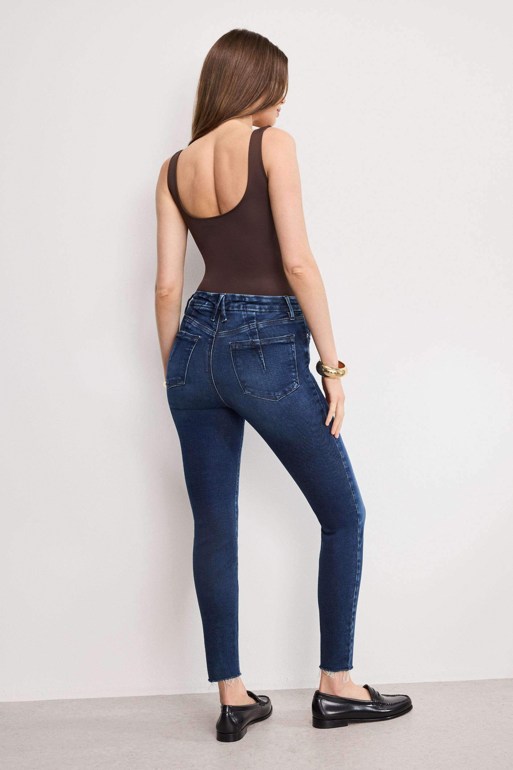 SOFT TECH GOOD LEGS SKINNY JEANS | INDIGO1068 Product Image