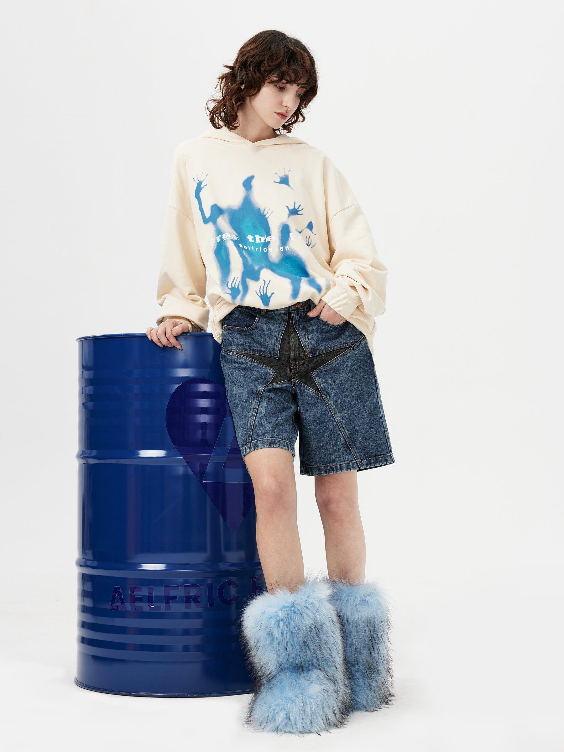 Aelfric Eden Abstraction Shadow Graphic Hoodie Product Image