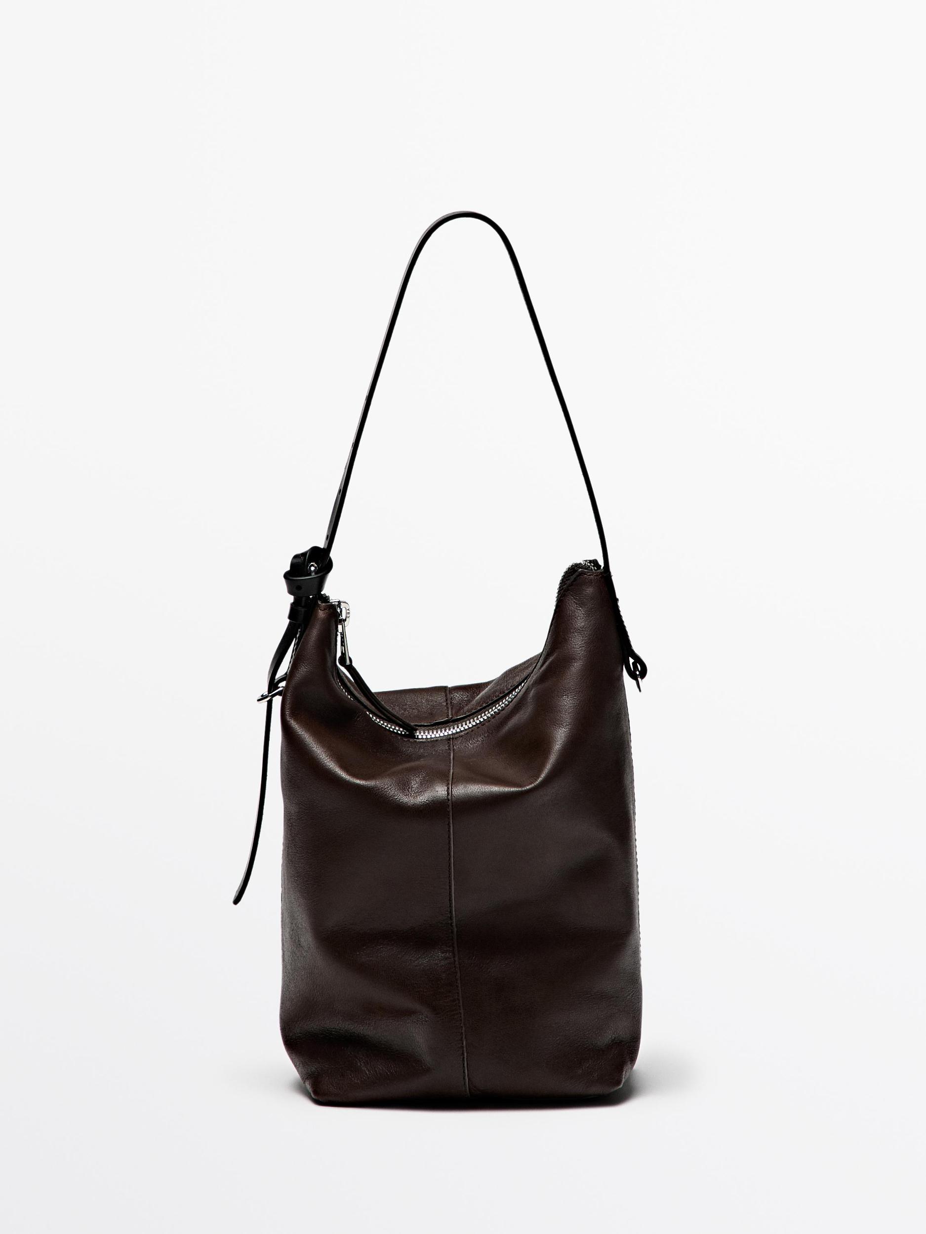 Medium nappa leather bucket bag Product Image