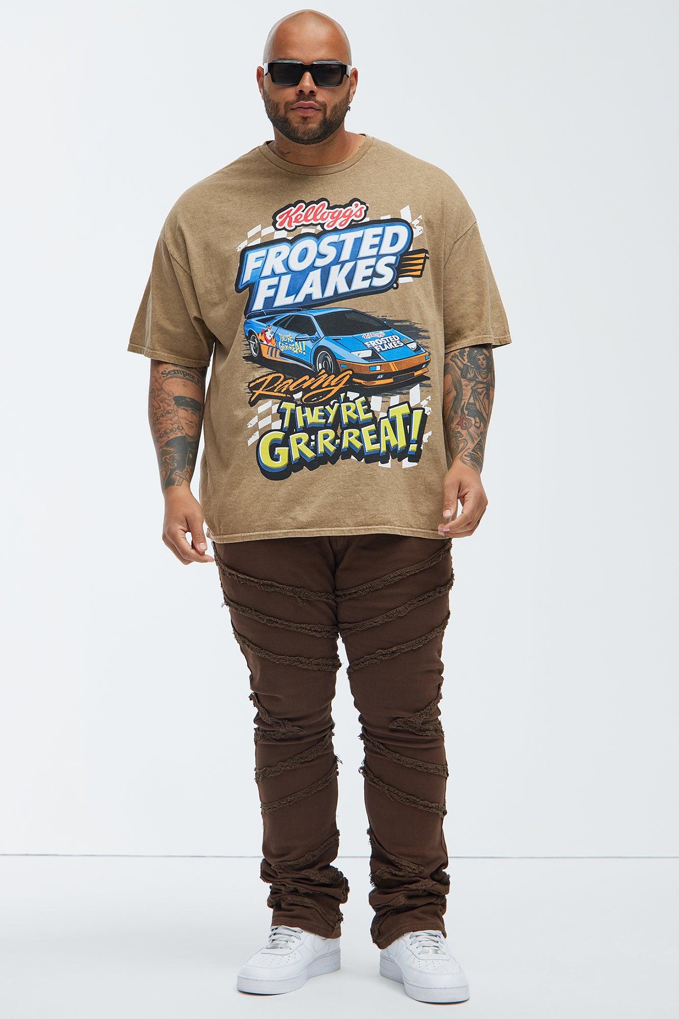 Frosted Flakes Racing Short Sleeve Tee - Brown Product Image