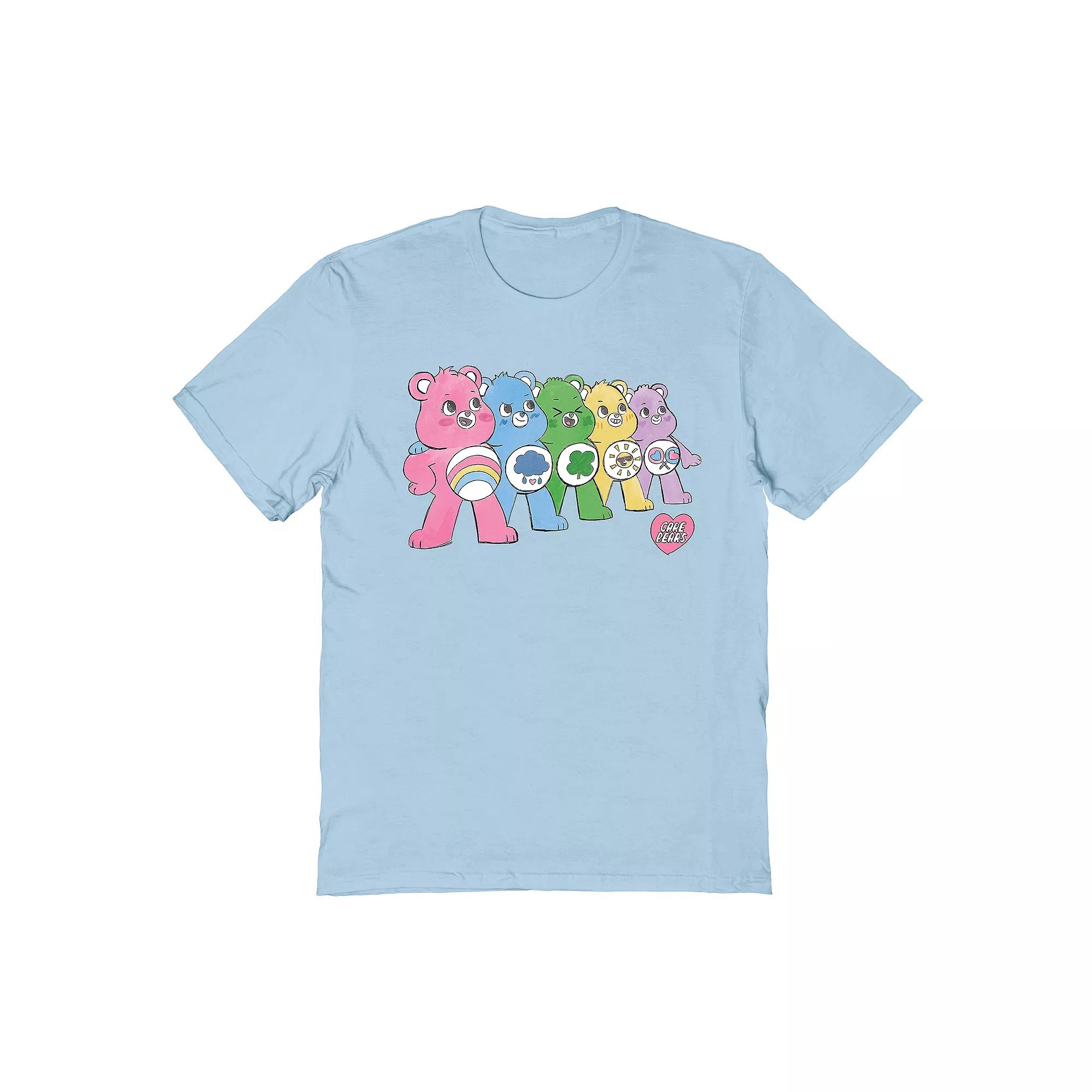 Men's Care Bear T-Shirt, Size: Medium, Light Blue Product Image