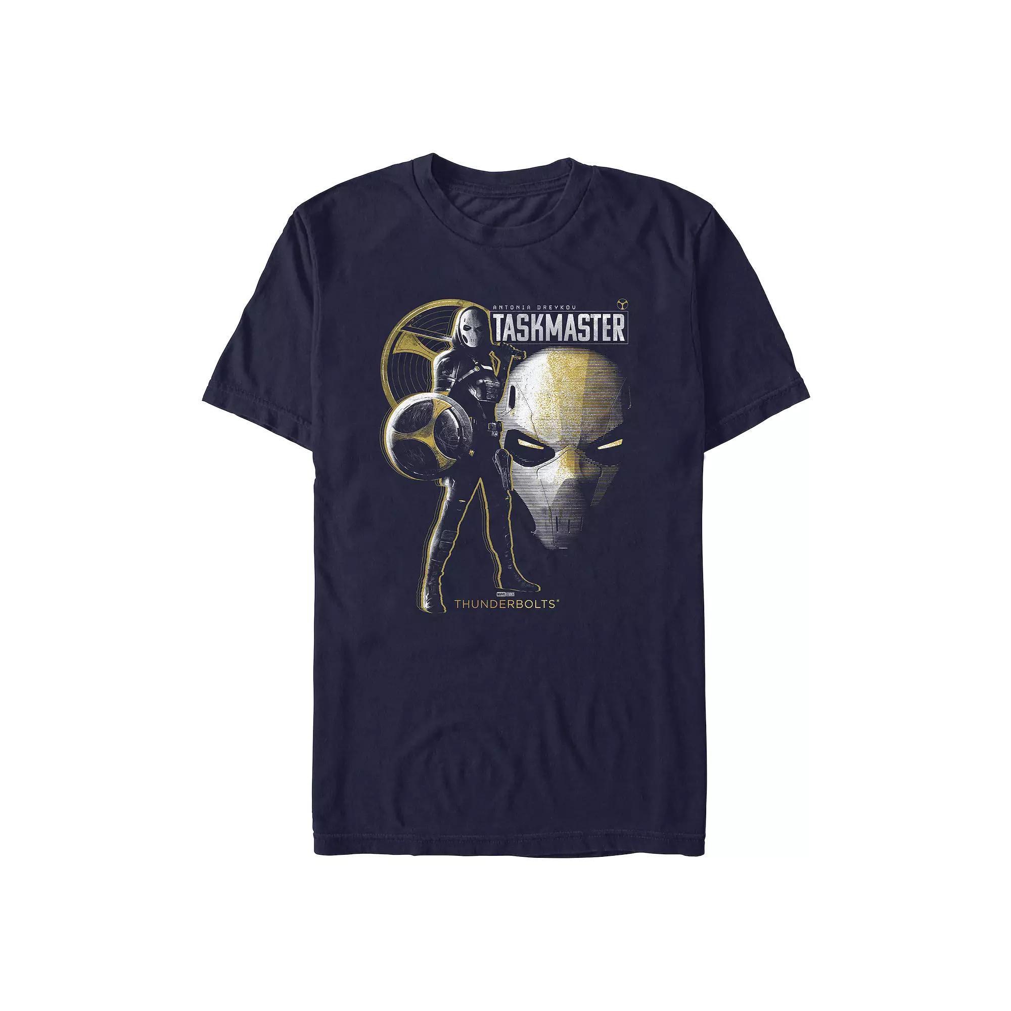Men's Marvel Thunderbolts Taskmaster Portrait Poster Graphic Tee,  Product Image