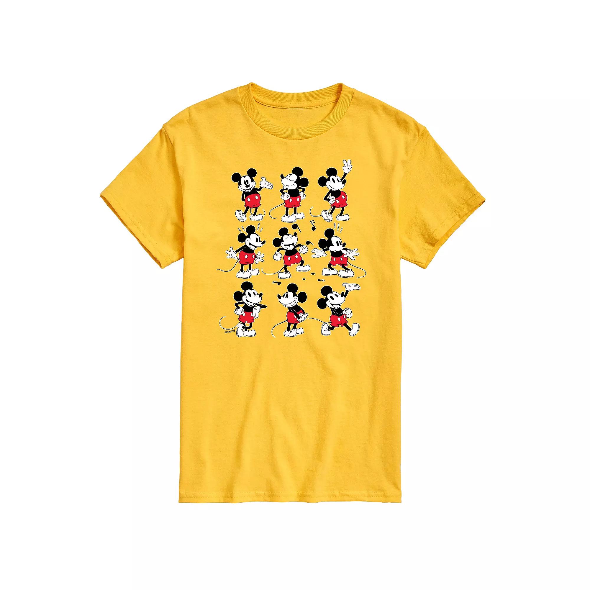 Disney's Mickey Mouse Men's Poses Grid Graphic Tee,  Product Image