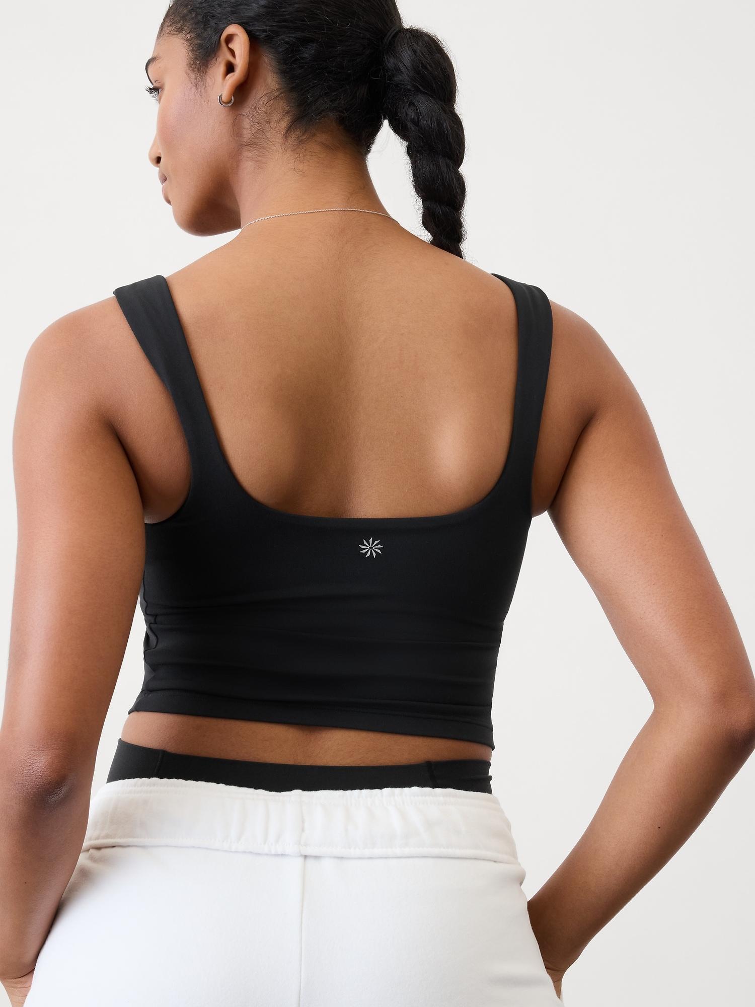 Transcend Square Neck Crop Sports Bra A-C Product Image