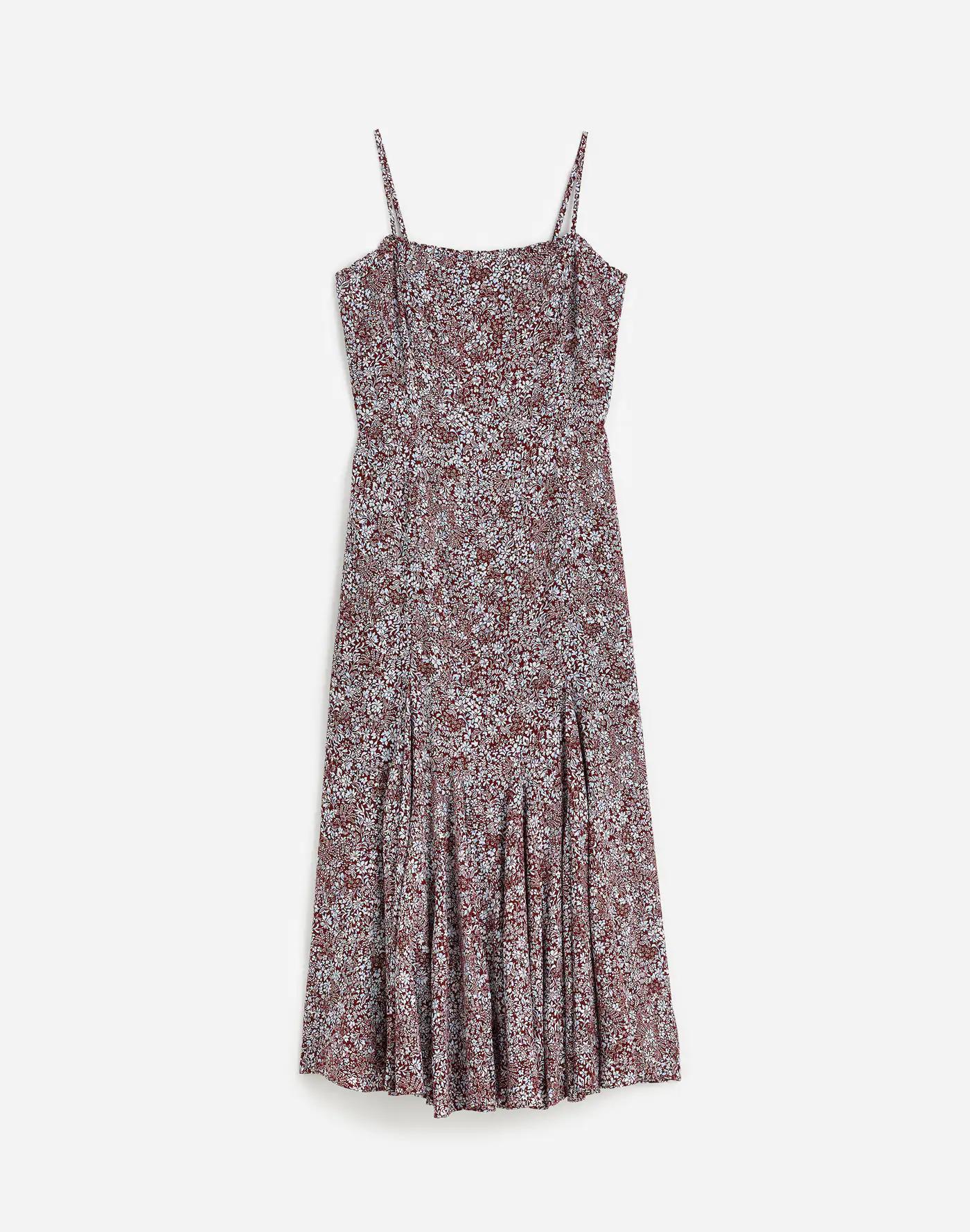 Squareneck Sleeveless Maxi Dress in Floral Product Image