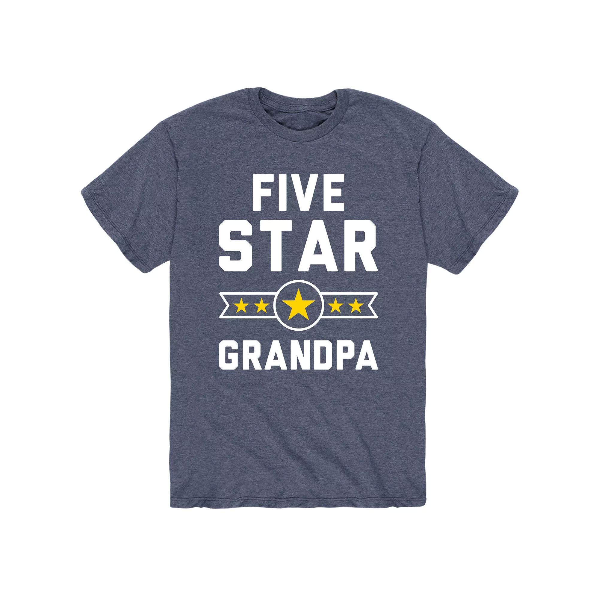 Men's Five Star Grandpa Tee,  Product Image