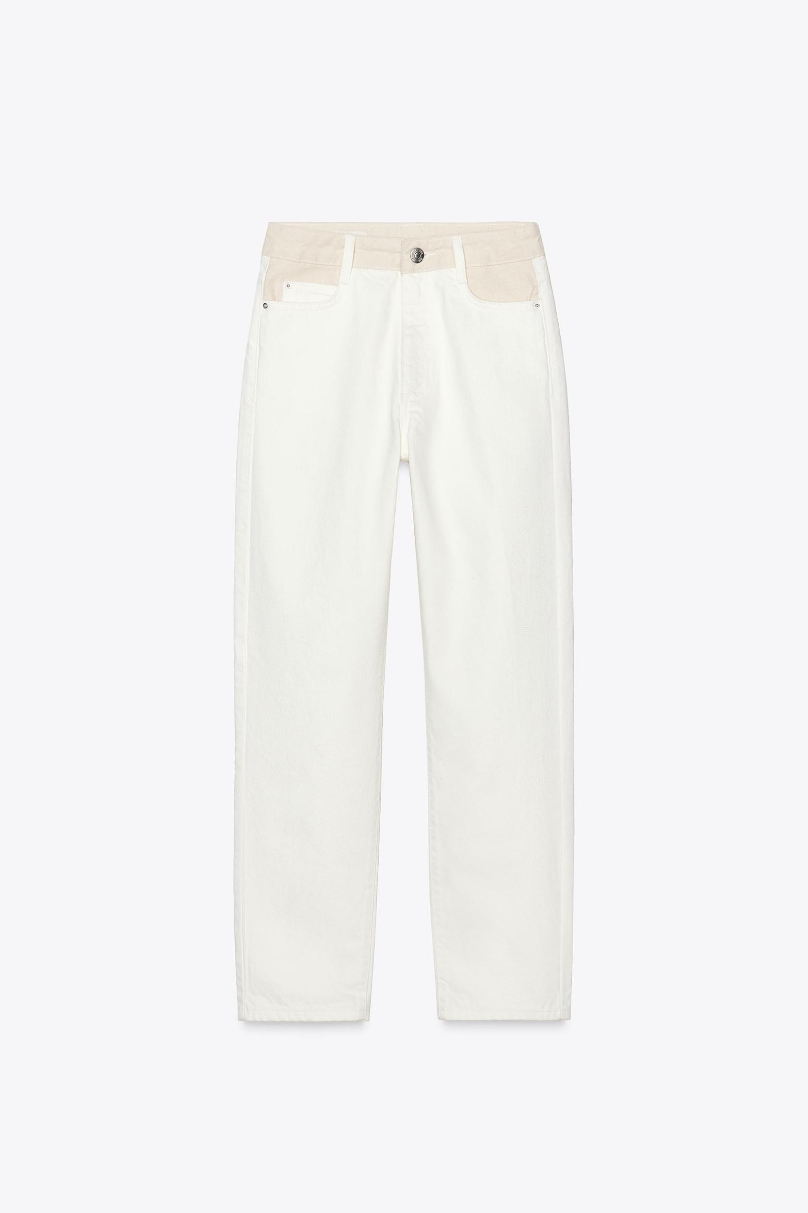 Z1975 HIGH-RISE MOM FIT JEANS WITH CONTRAST WAISTBAND Product Image