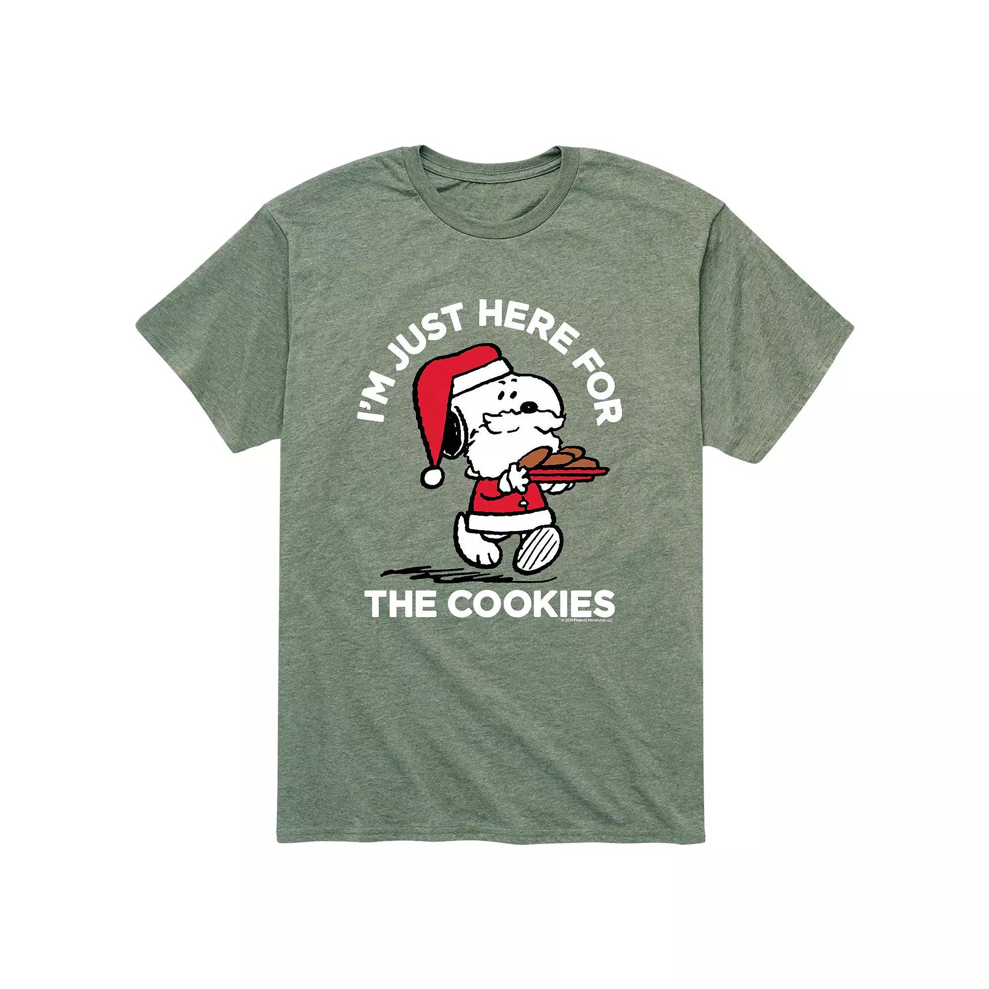 Men's Peanuts Here For Cookies Tee,  Product Image