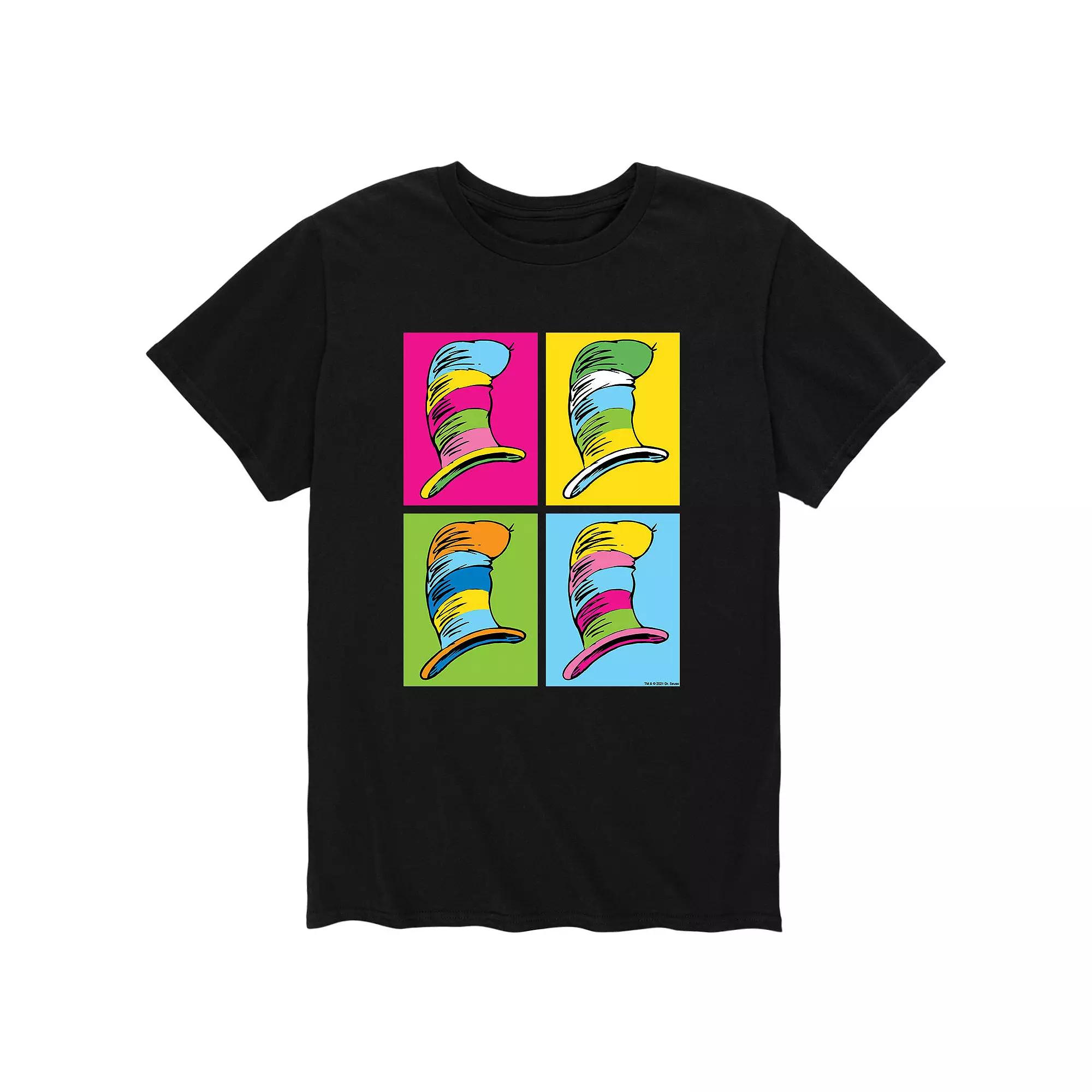Men's Dr. Seuss Color Blocks Hat Tee,  Product Image