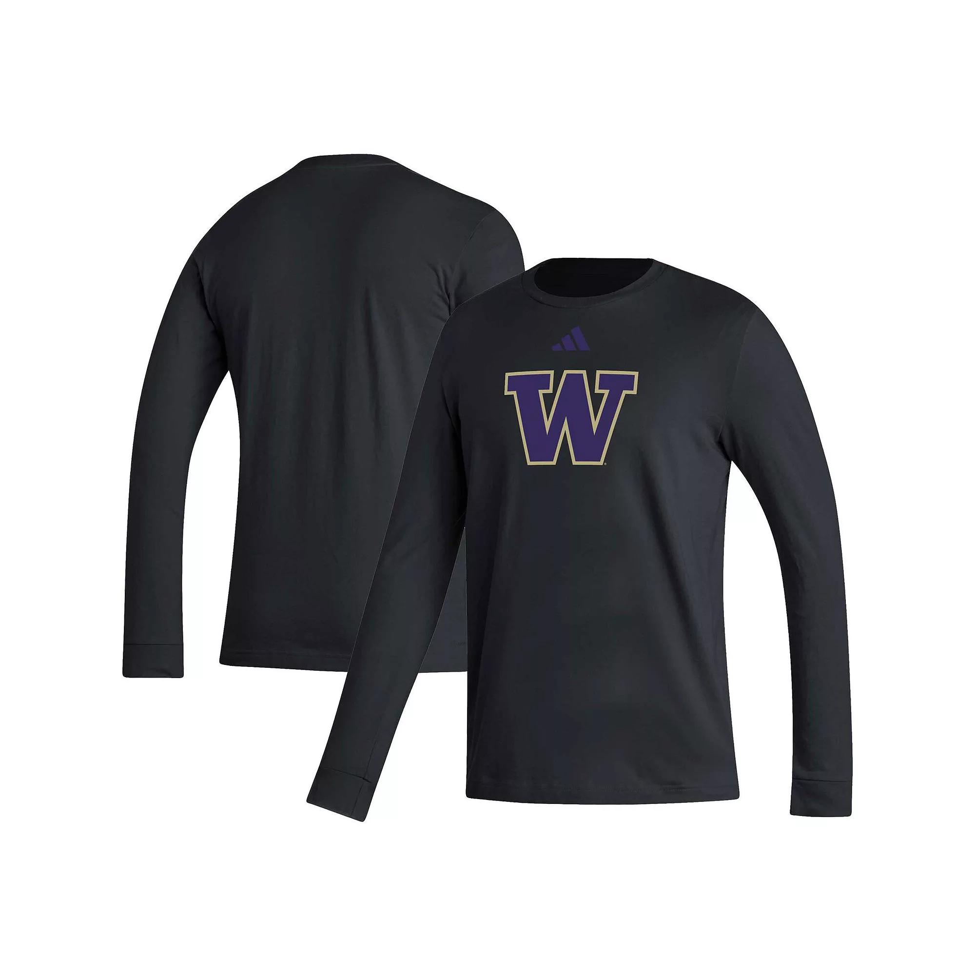 Men's adidas Black Miami Hurricanes Honoring Black Excellence Long Sleeve T-Shirt,  Product Image