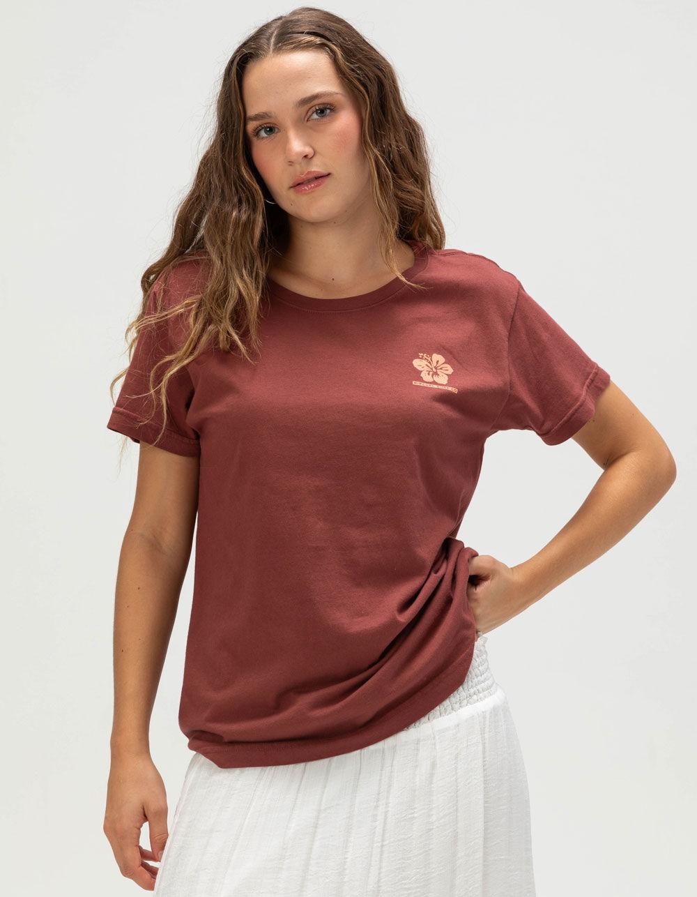 RIP CURL Luau Womens Tee - BROWN Product Image