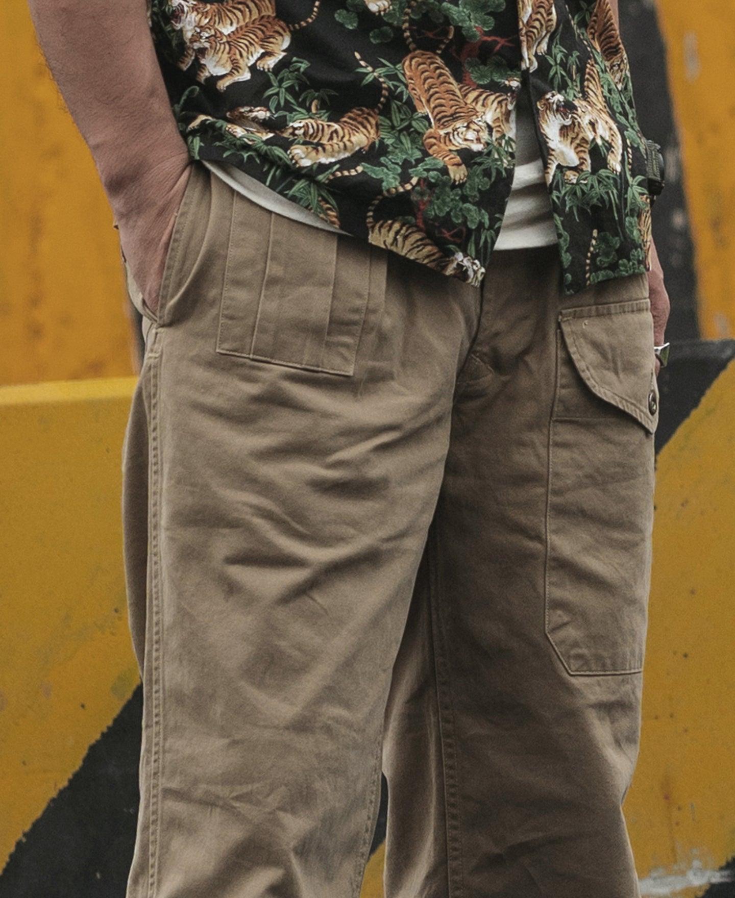 1943 British Army KD & JG Gurkha Bermuda Pants - Khaki Product Image