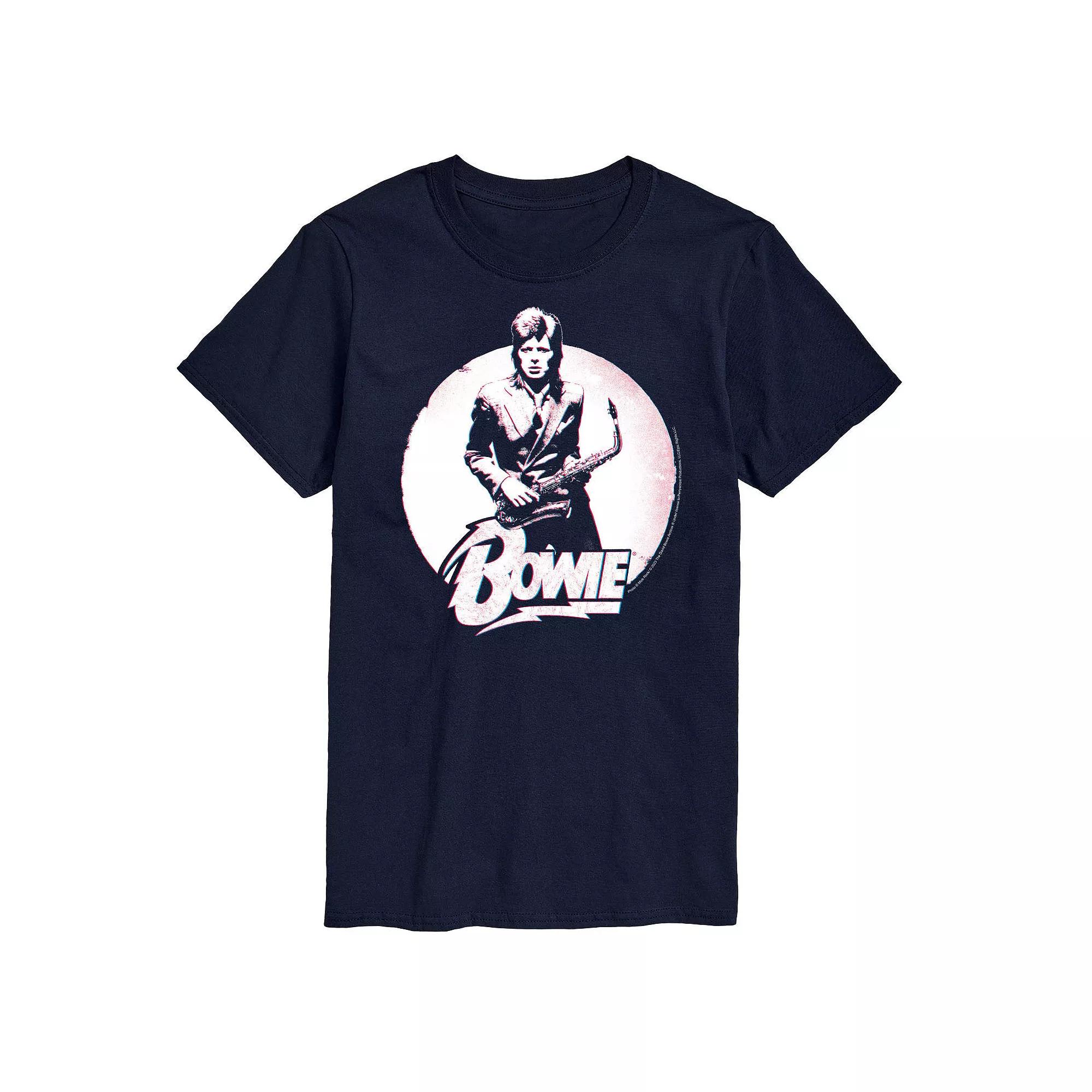 Big & Tall David Bowie Distressed Graphic Tee, Men's,  Product Image