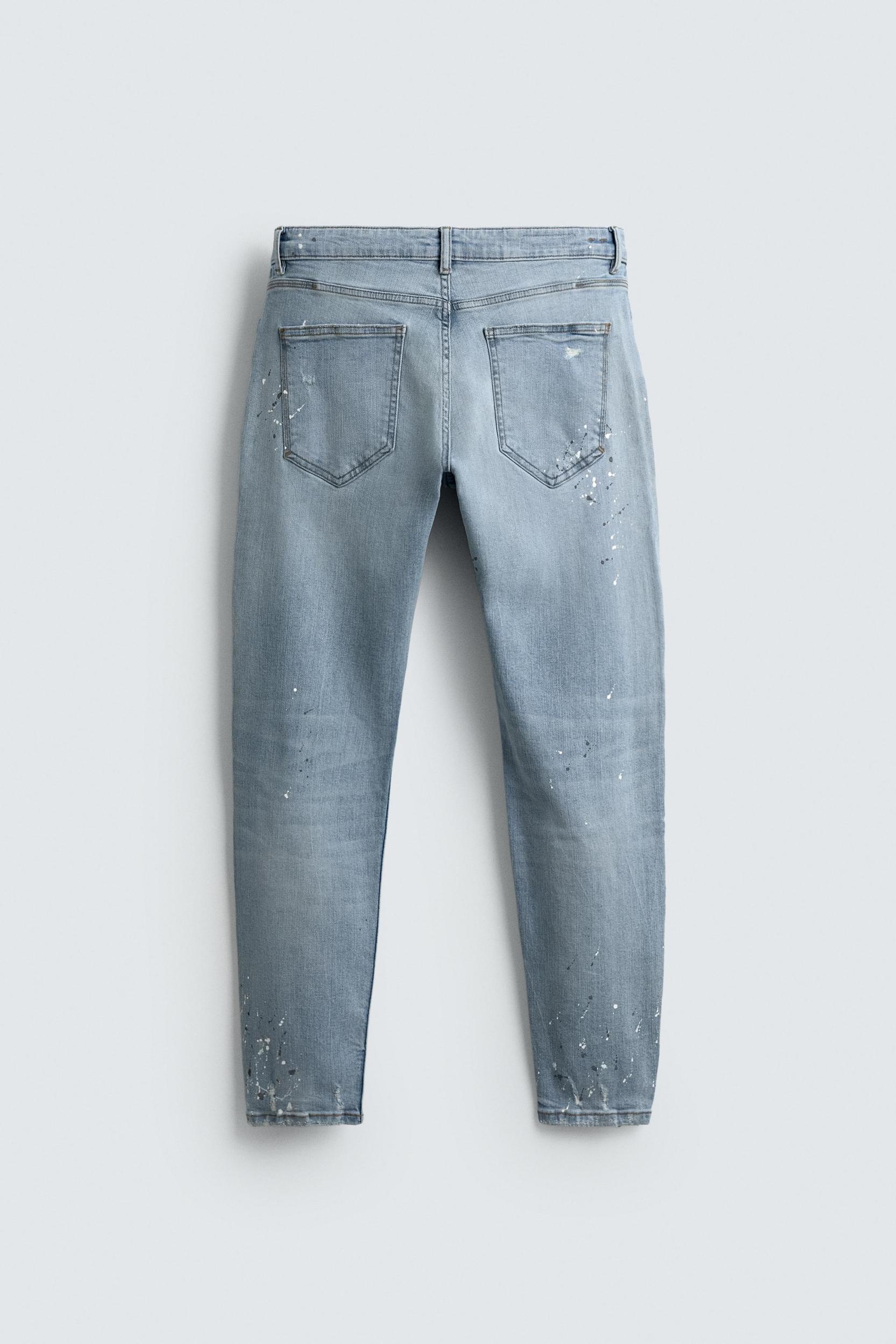 RIPPED SKINNY FIT JEANS Product Image