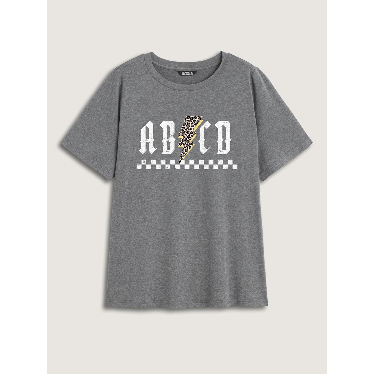 Plus Size Make a Wish V-Neck T-Shirt Indigo Women Leisure Non Art&design V-neck Casual T-shirts BloomChic 30/6X Product Image