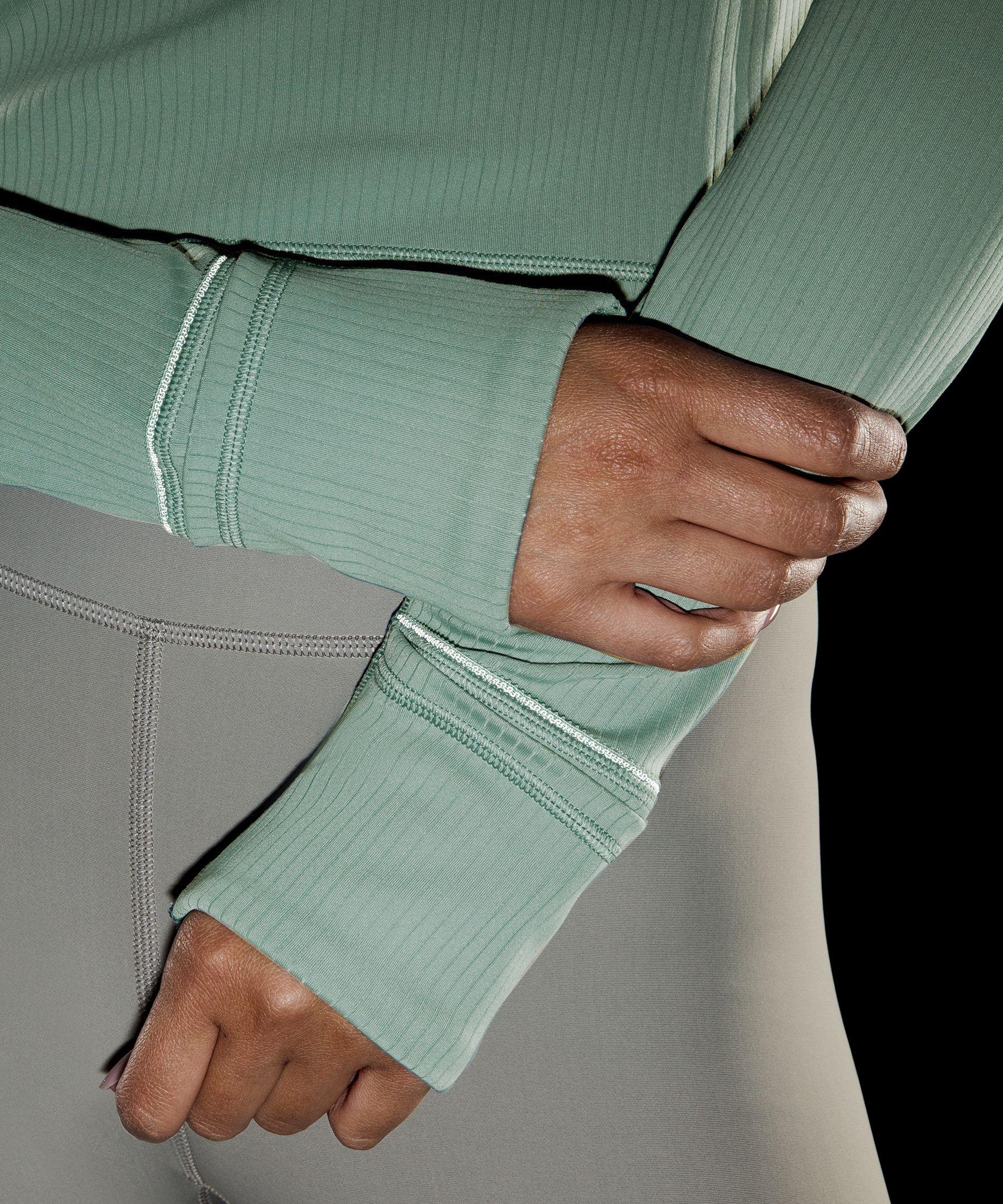 It's Rulu Ribbed Cropped Half Zip *Updated Product Image