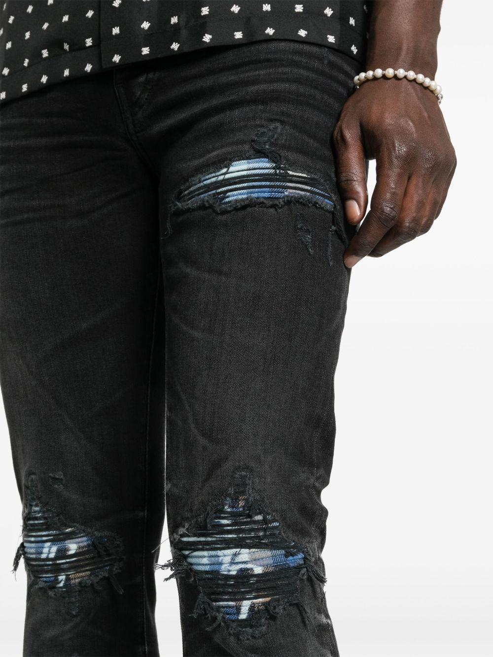 Plaid MX1 mid-rise skinny jeans Product Image