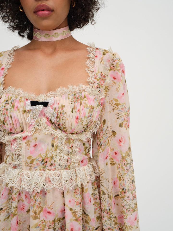 Emmaline Mini Dress — Yellow Product Image