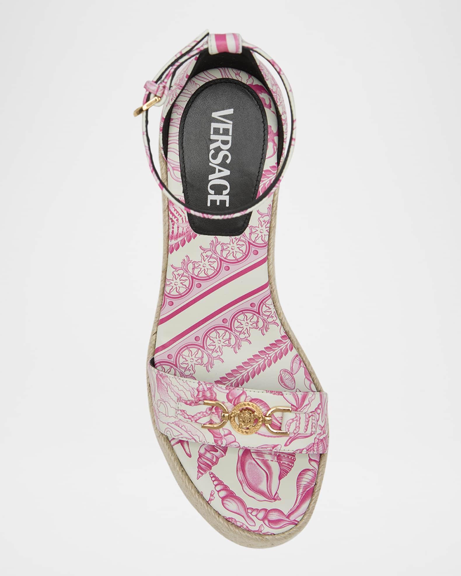Medusa Calfskin Leather Espadrilles Product Image