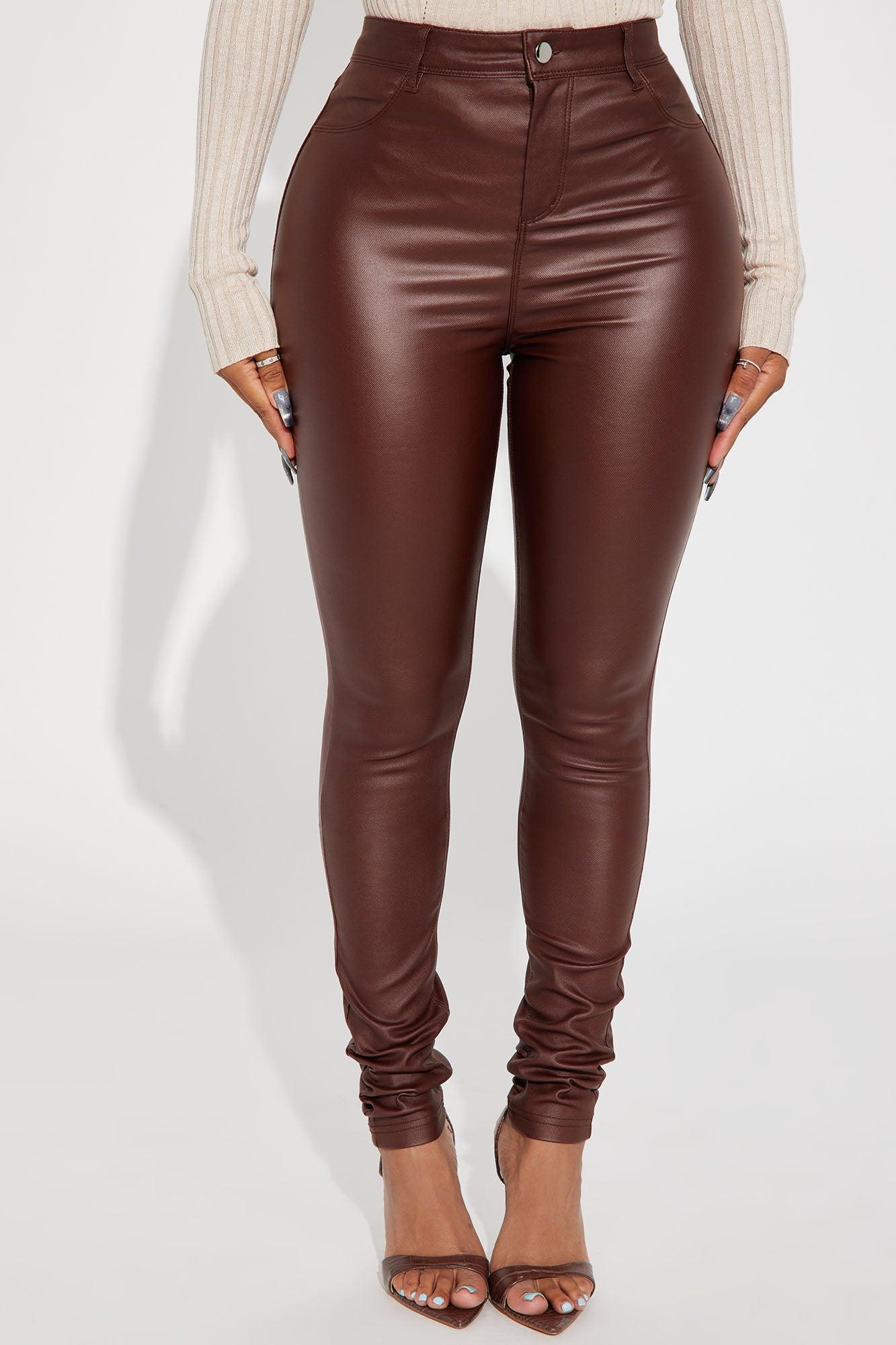 Sammie High Rise Pants - Cognac Product Image