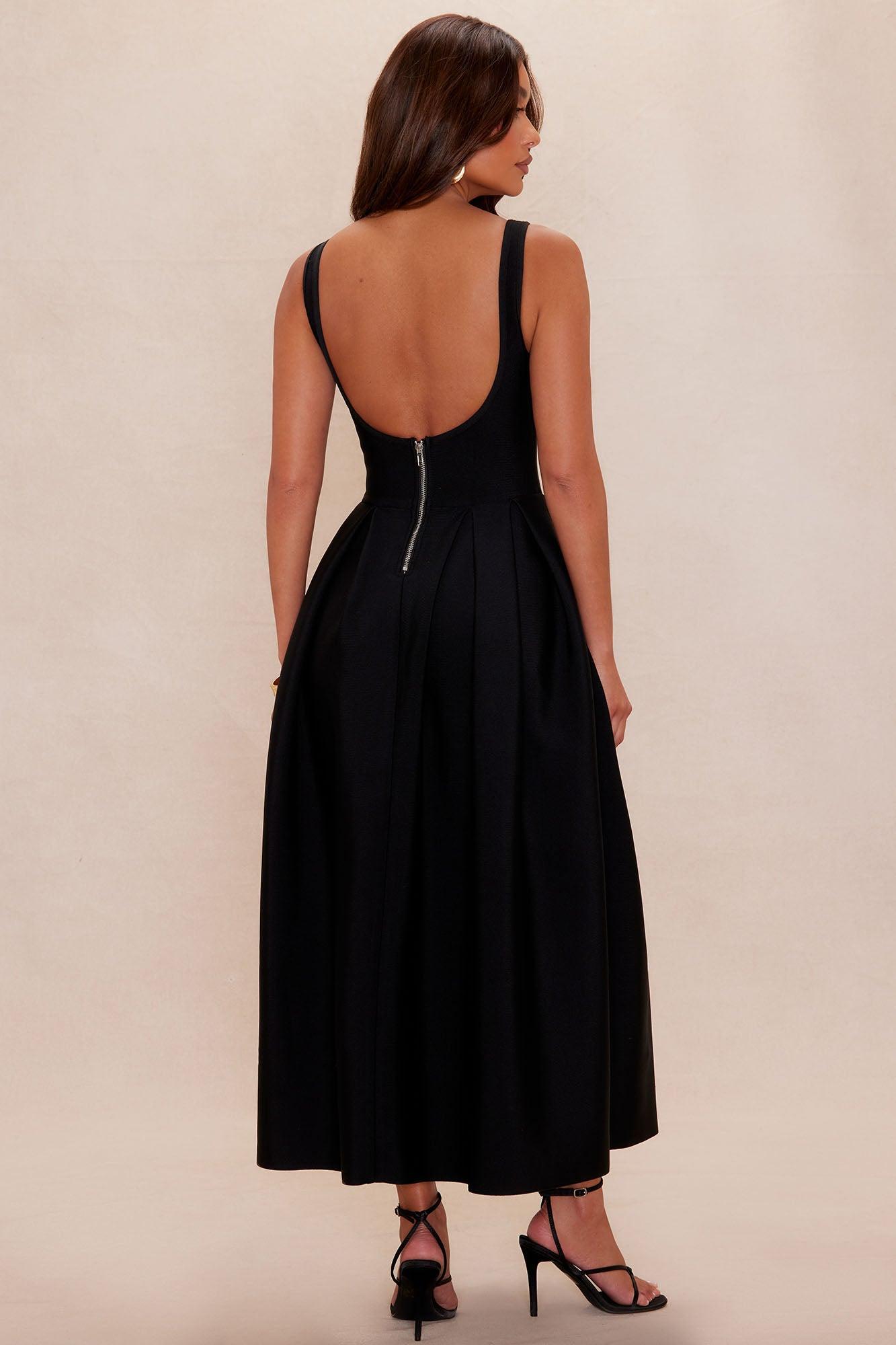 Lani Bandage Maxi Dress  - Black Female Product Image