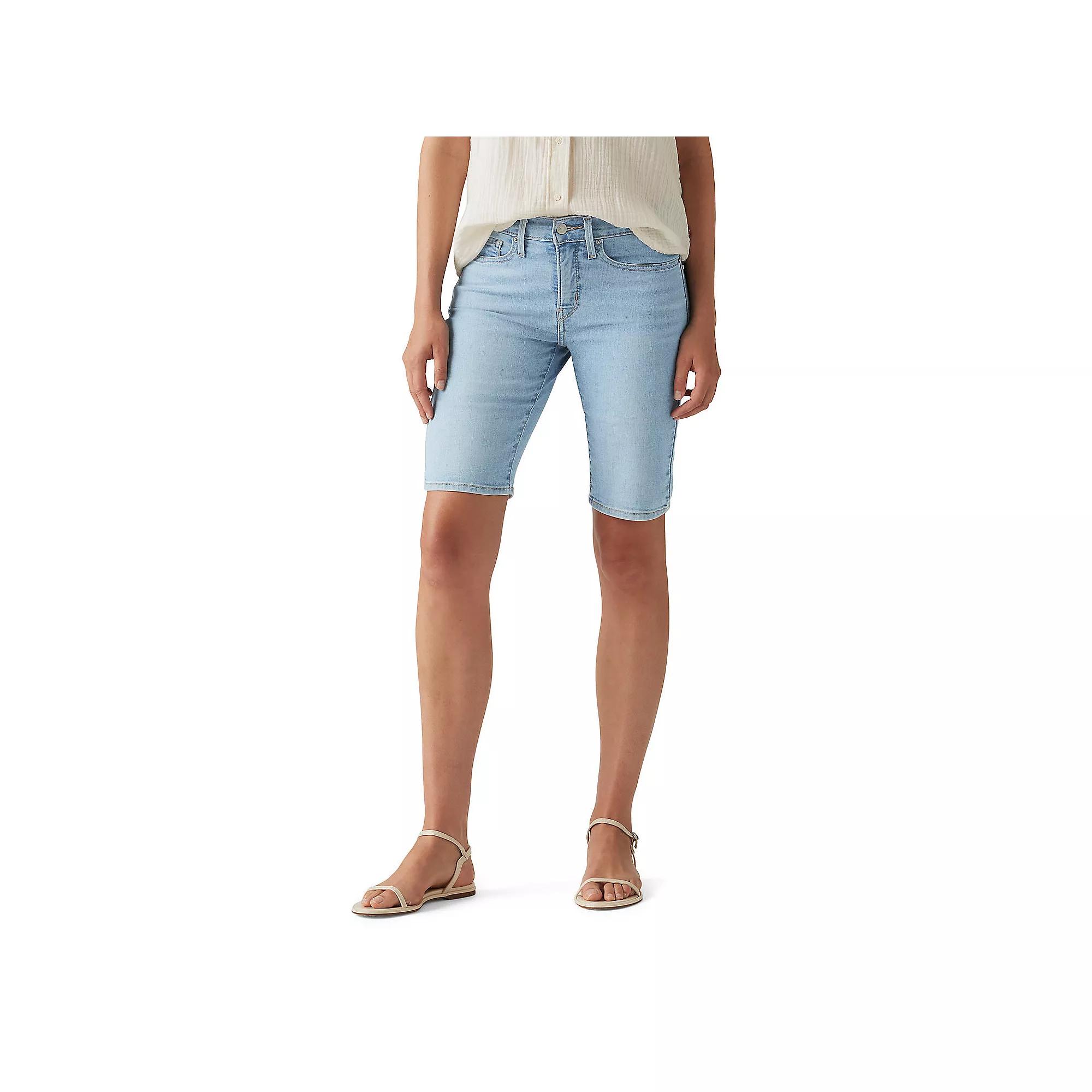 Women's Levi's® Shaping Bermuda Shorts, Size: 29(US 8)Medium, Double Duty Product Image