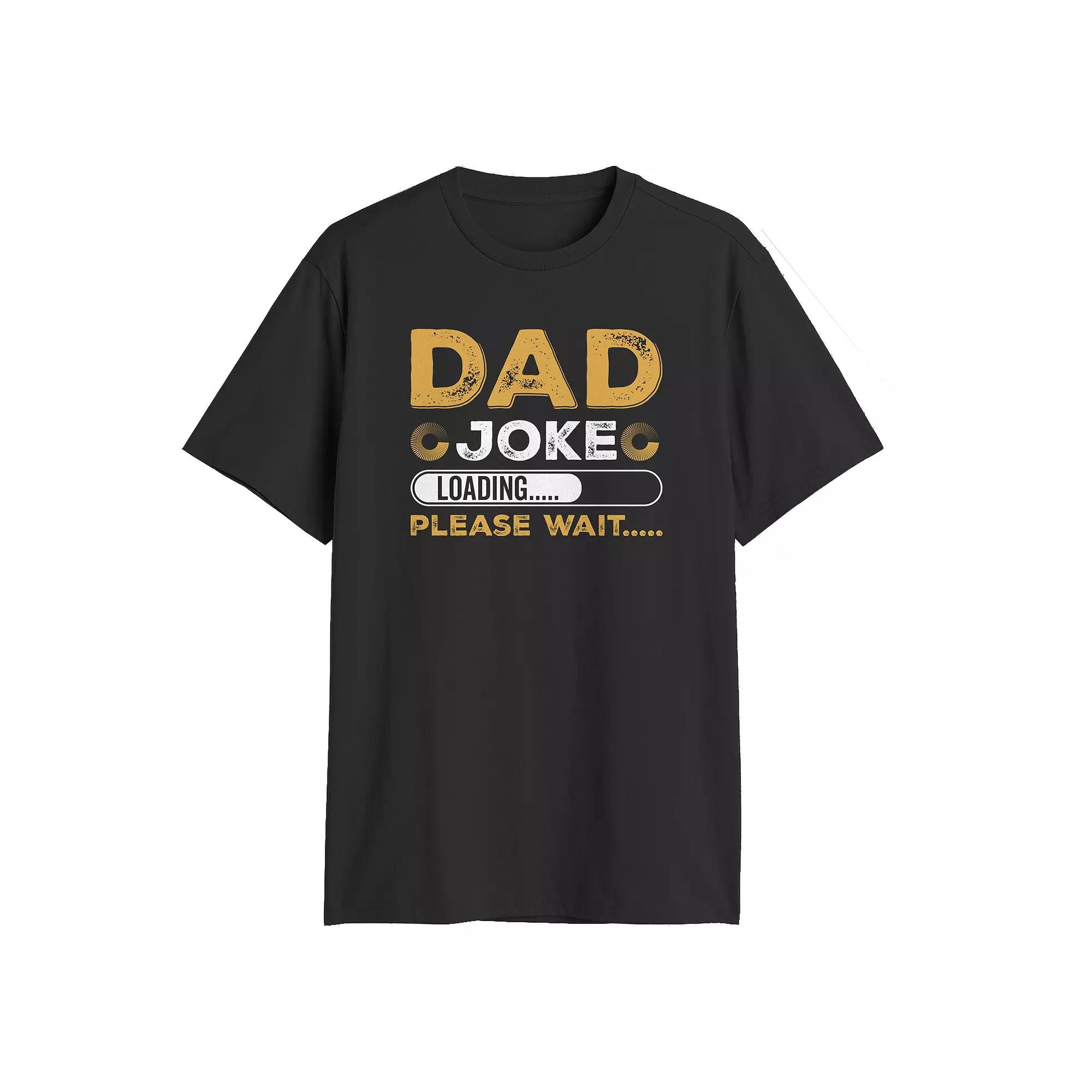 Big & Tall Dad Joke Loading Graphic Tee, Men's,  Product Image