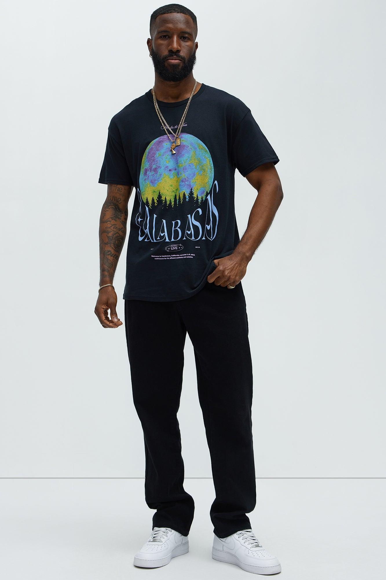 Calabasas Moon Short Sleeve Tee - Black Product Image
