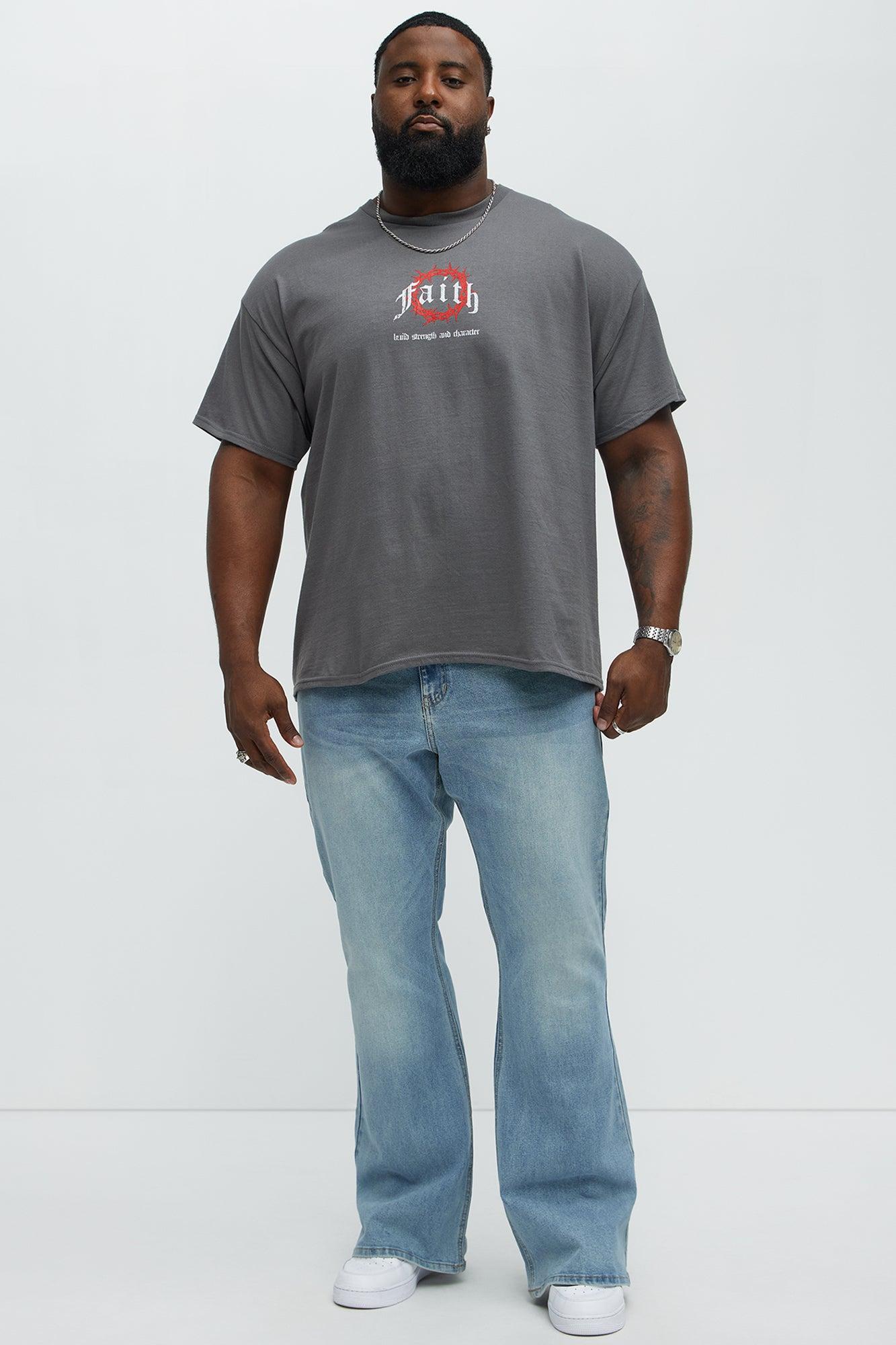 Faith In The Journey Short Sleeve Tee - Charcoal Male Product Image